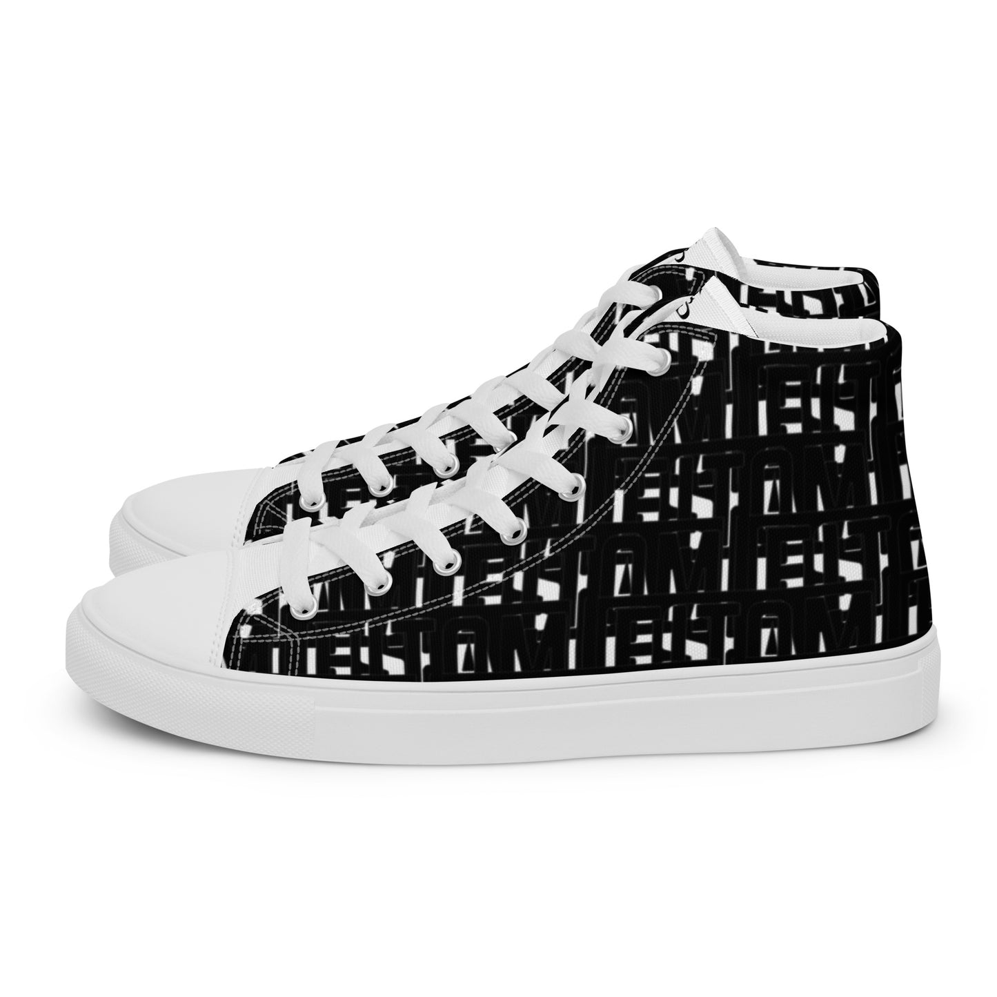 Men’s high top canvas shoes