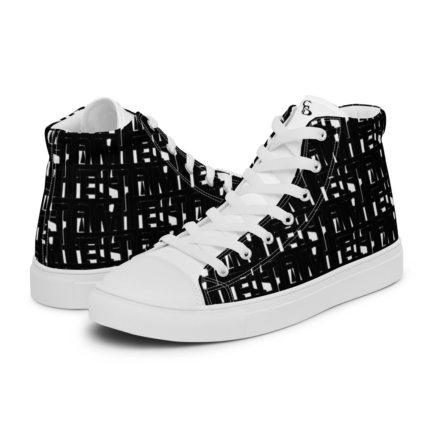 Men’s high top canvas shoes