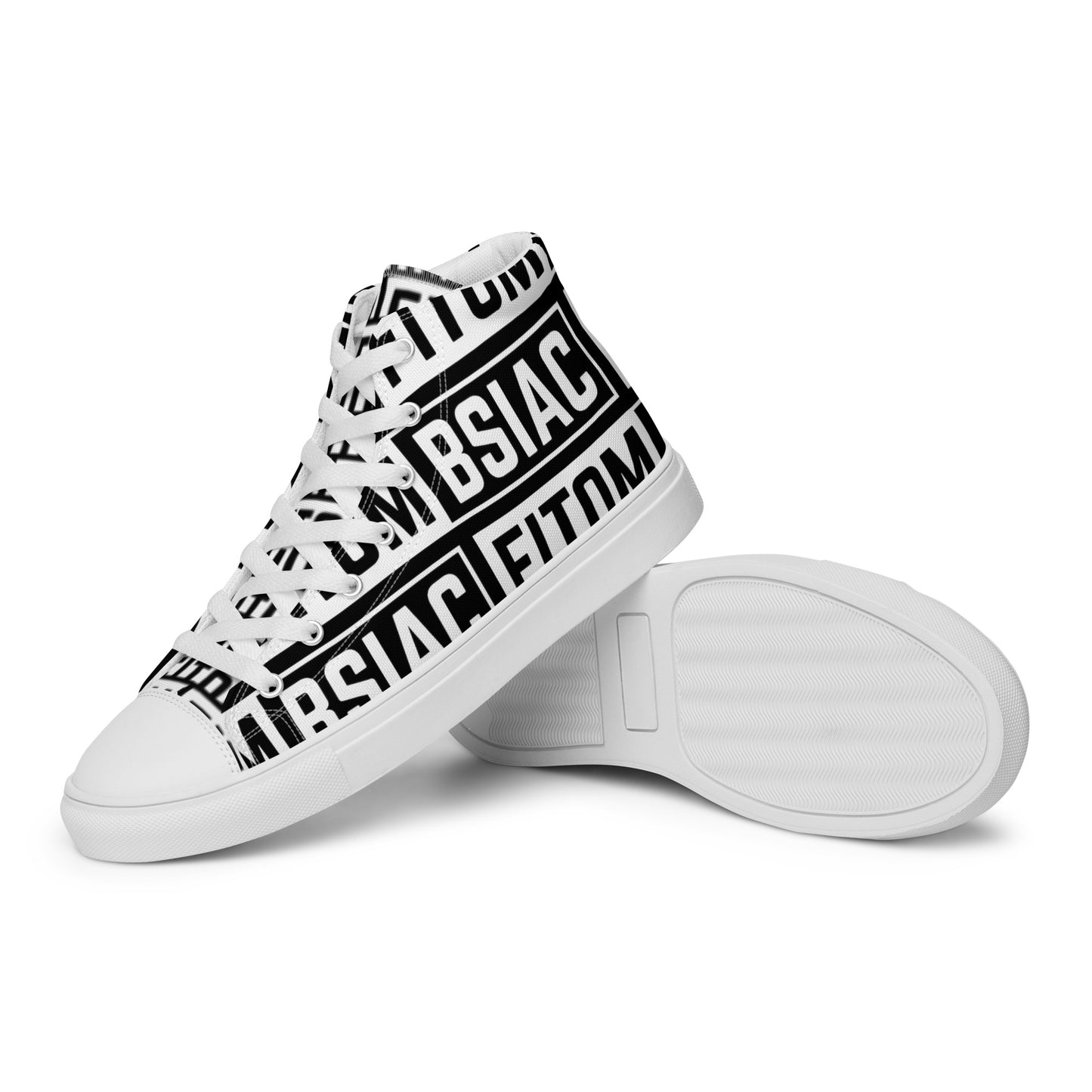 Men’s high top canvas shoes