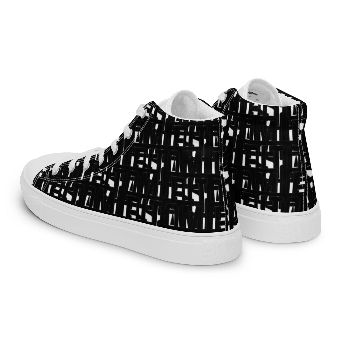 Men’s high top canvas shoes