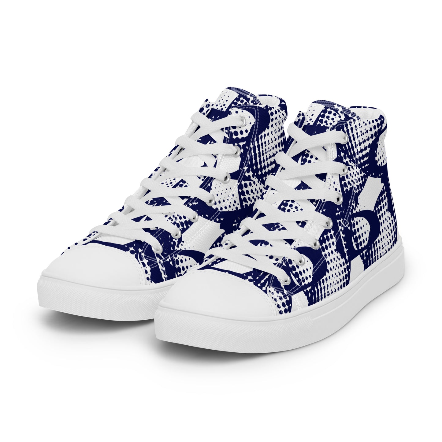 Men’s high top canvas shoes