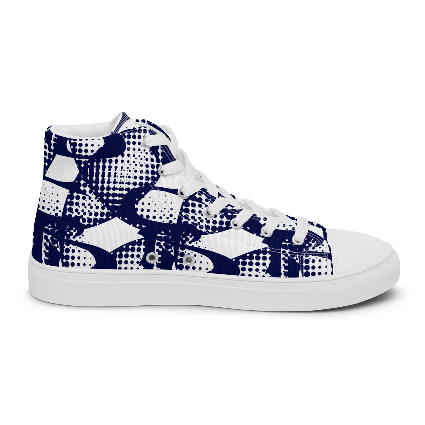 Men’s high top canvas shoes