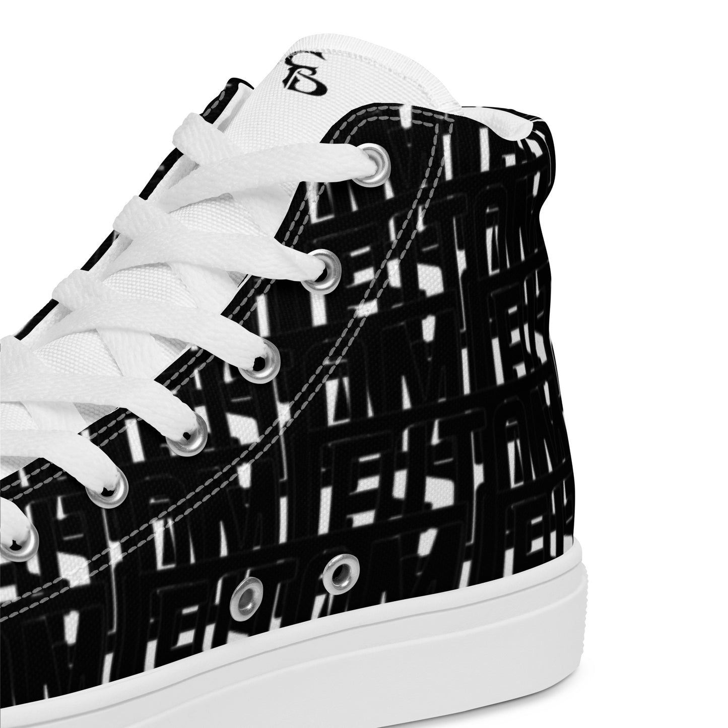 Men’s high top canvas shoes
