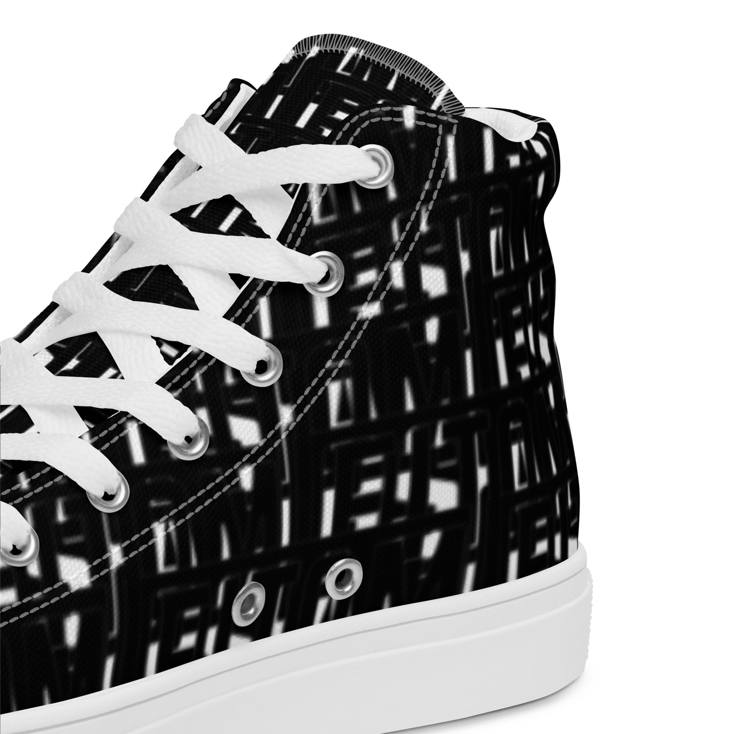 Men’s high top canvas shoes