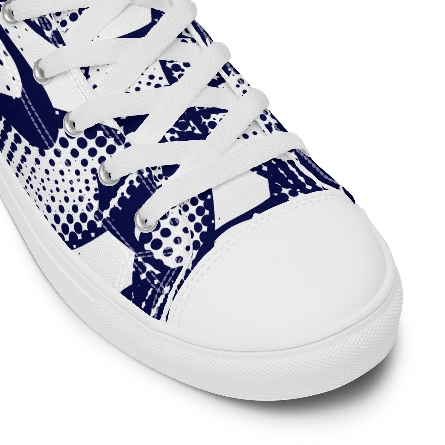 Men’s high top canvas shoes