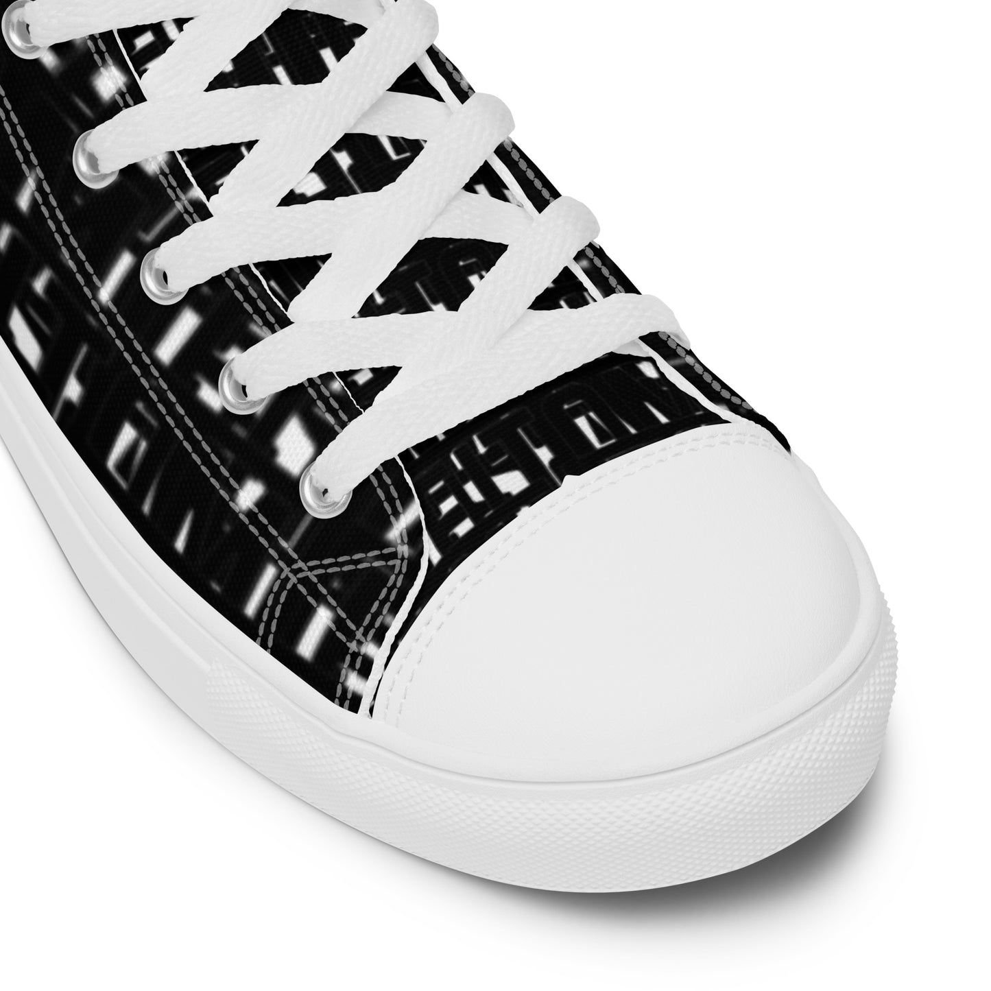 Men’s high top canvas shoes