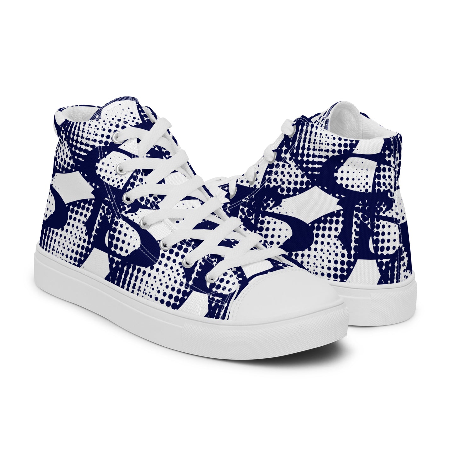 Men’s high top canvas shoes