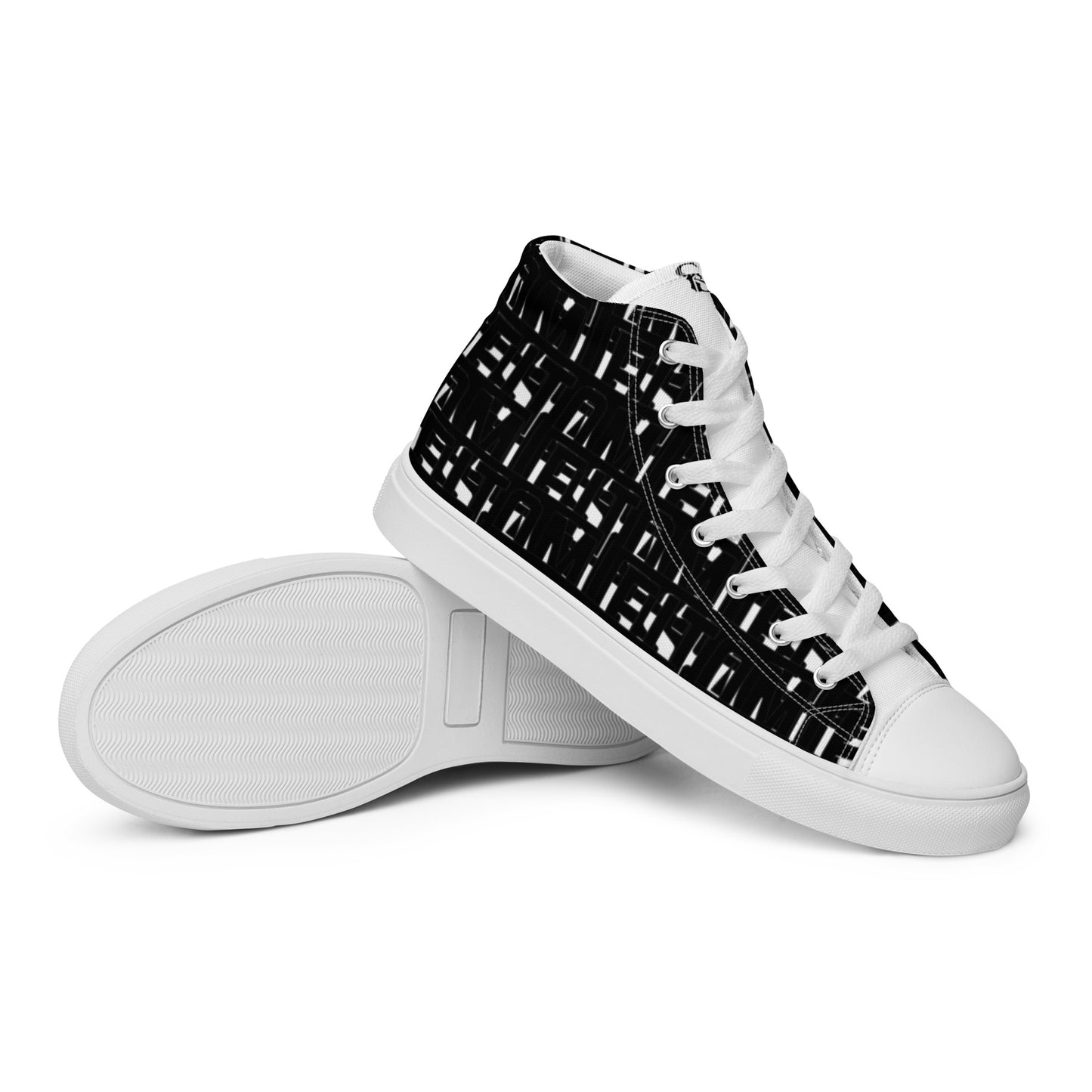 Men’s high top canvas shoes