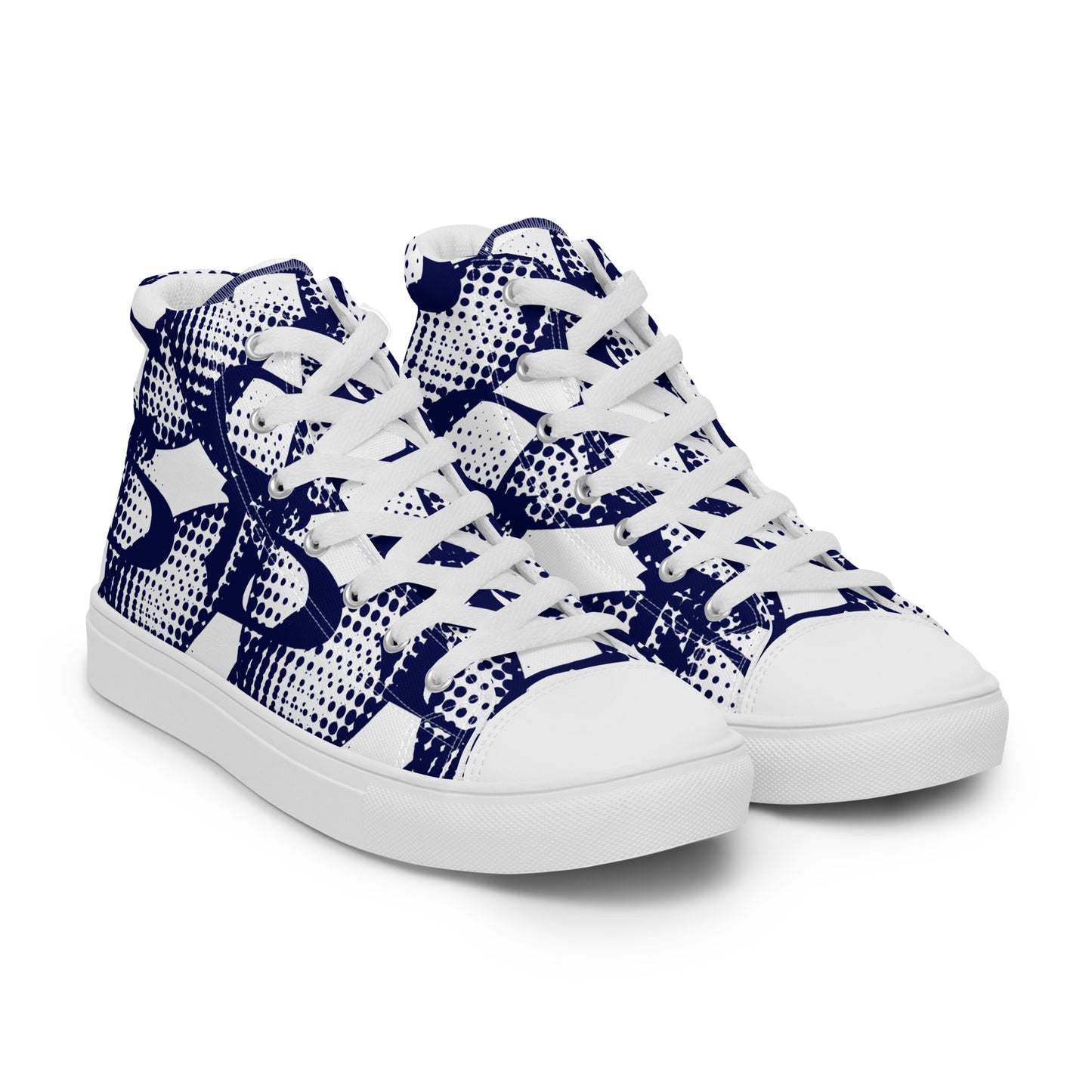 Men’s high top canvas shoes