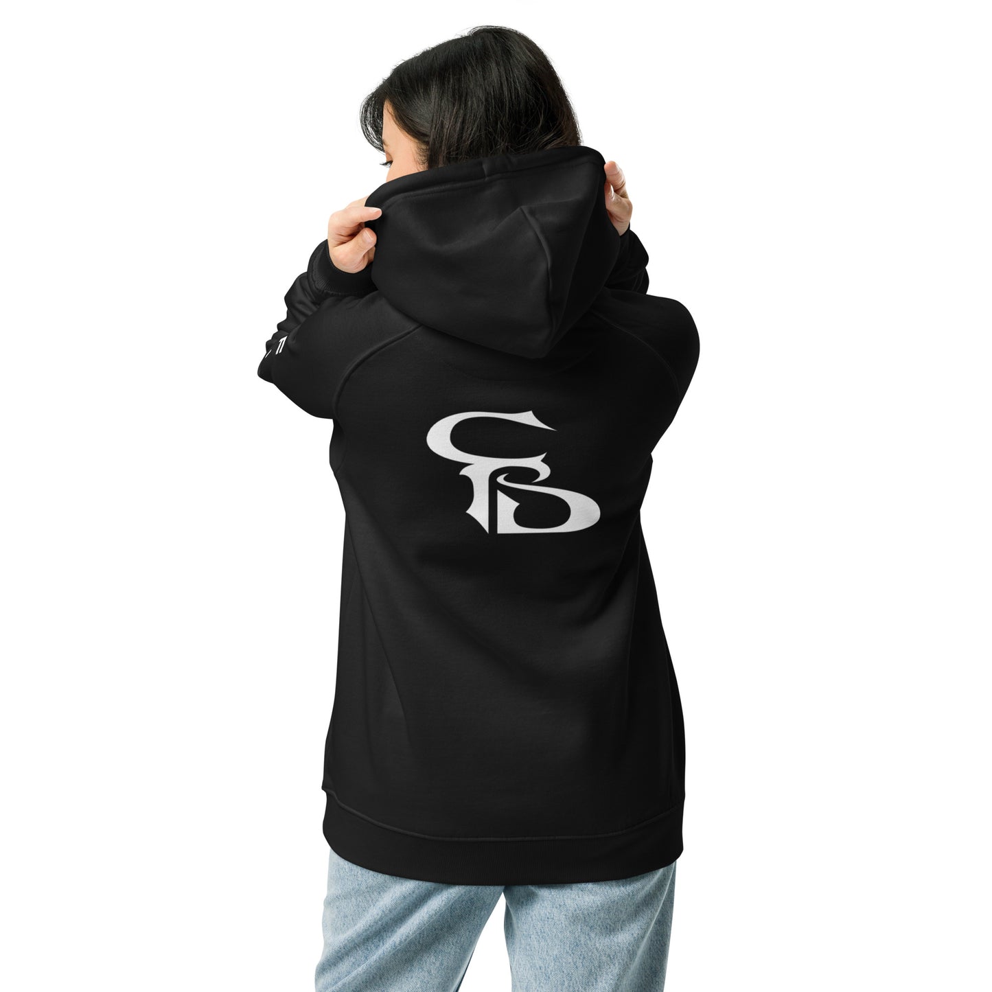 Unisex eco raglan hoodie