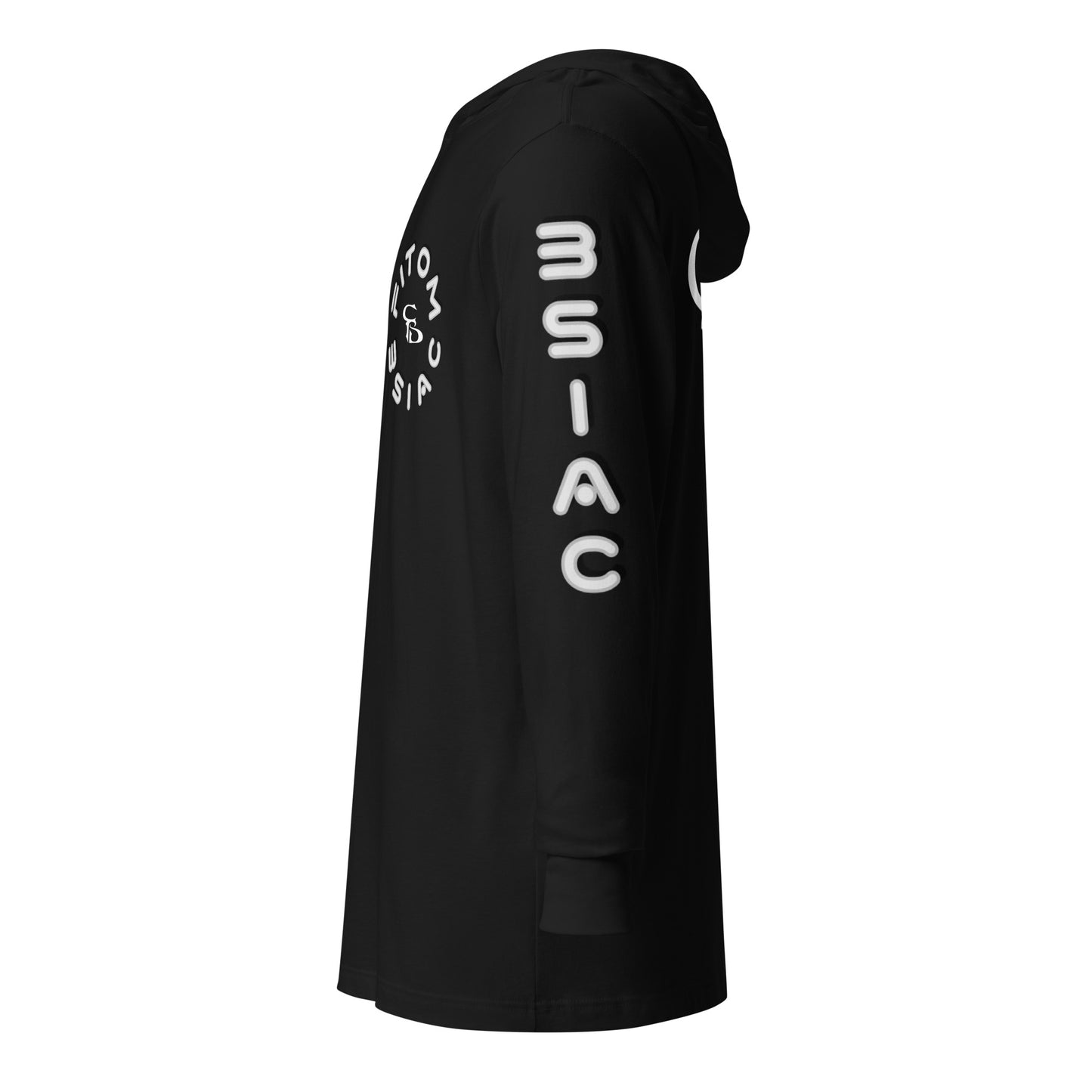 Hooded long-sleeve tee