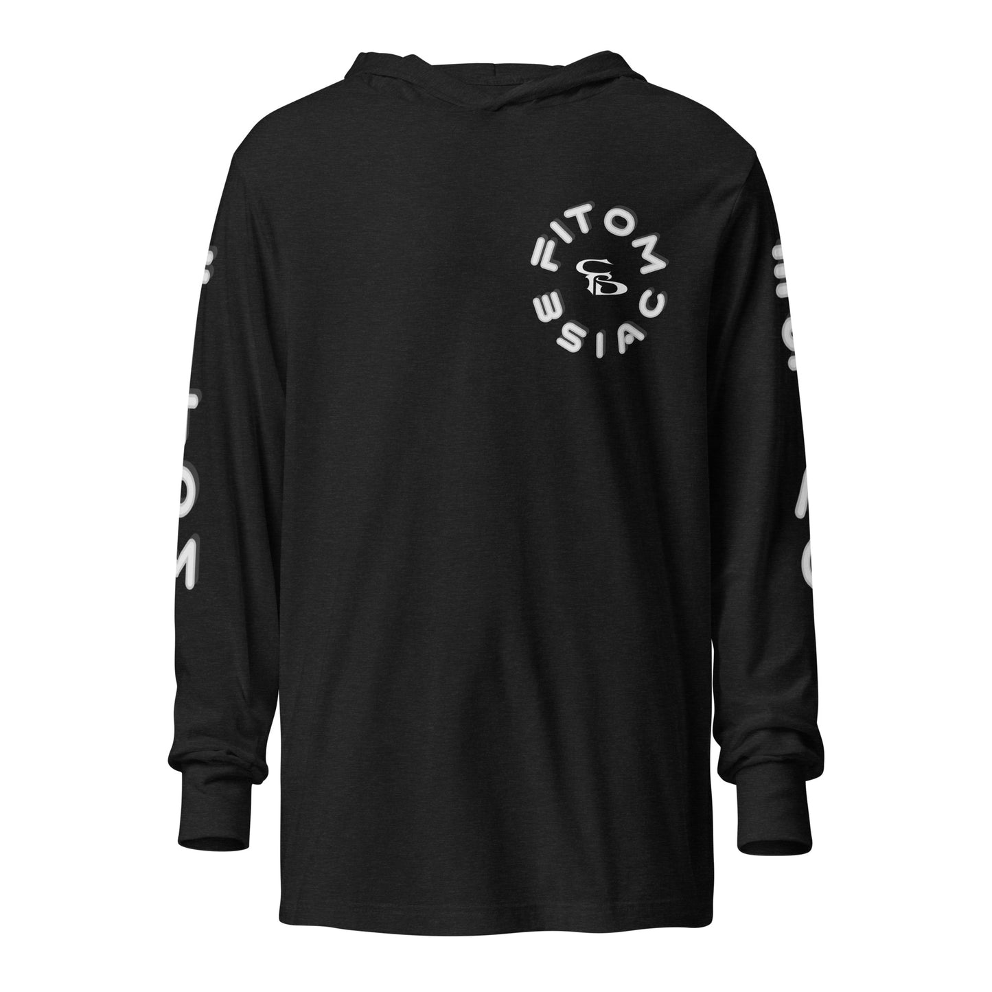 Hooded long-sleeve tee