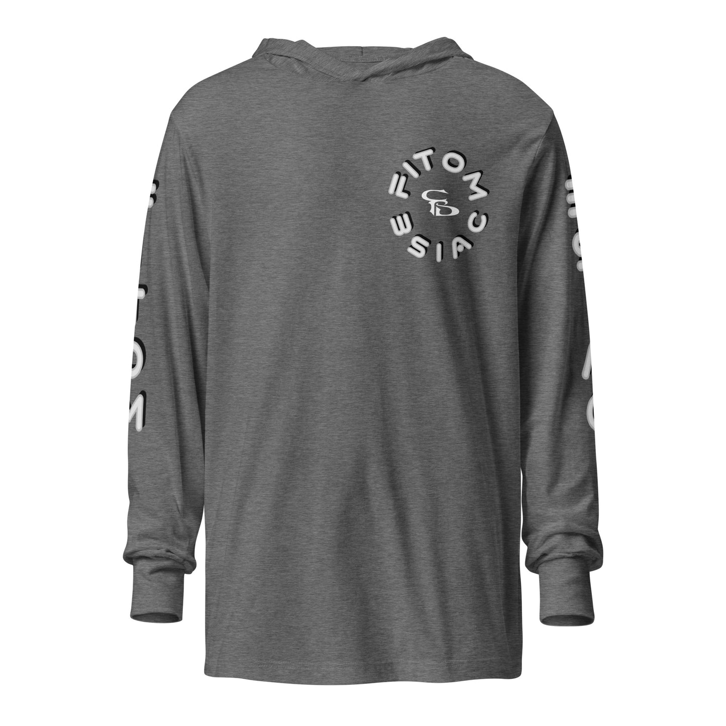 Hooded long-sleeve tee