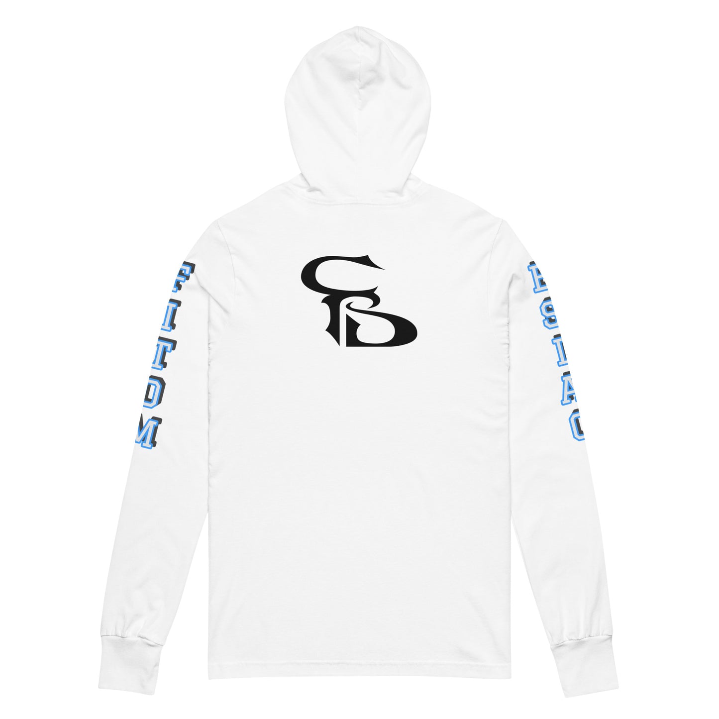 Hooded long-sleeve tee