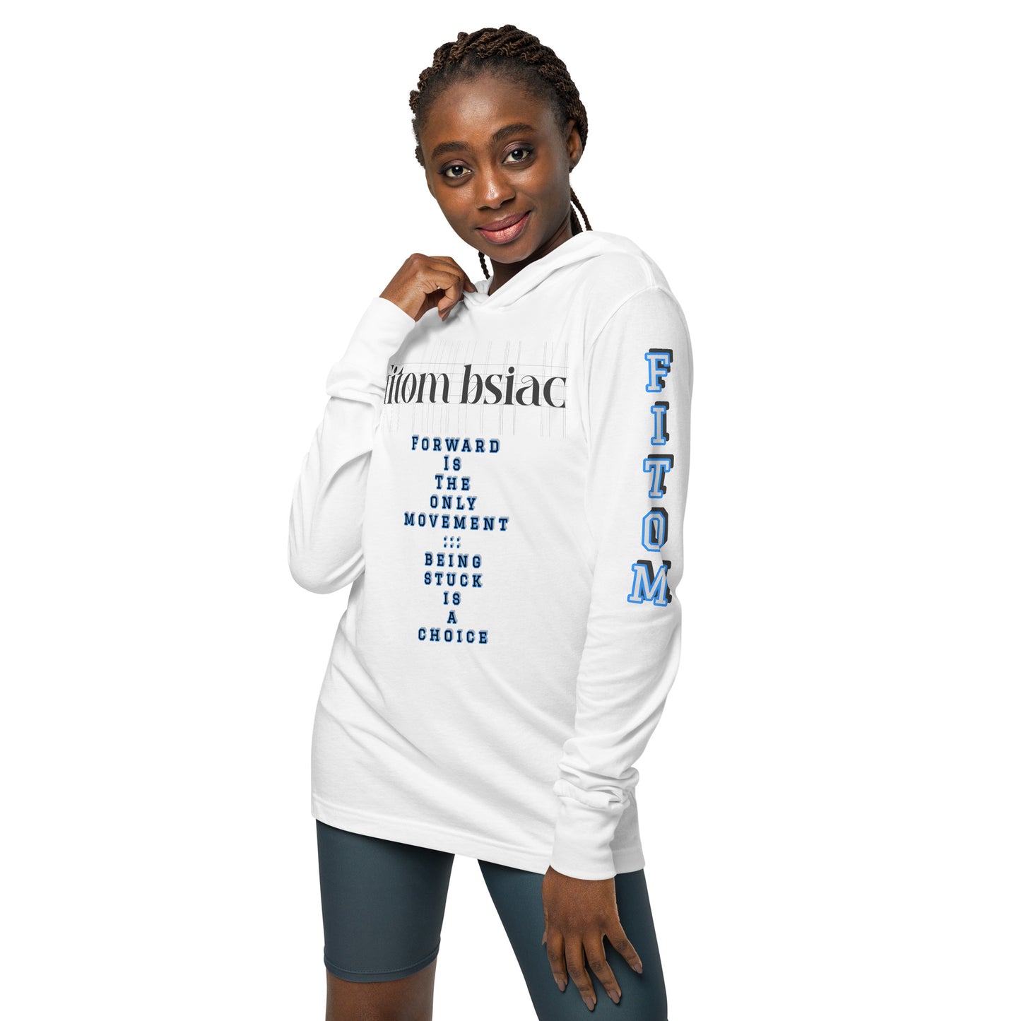 Hooded long-sleeve tee