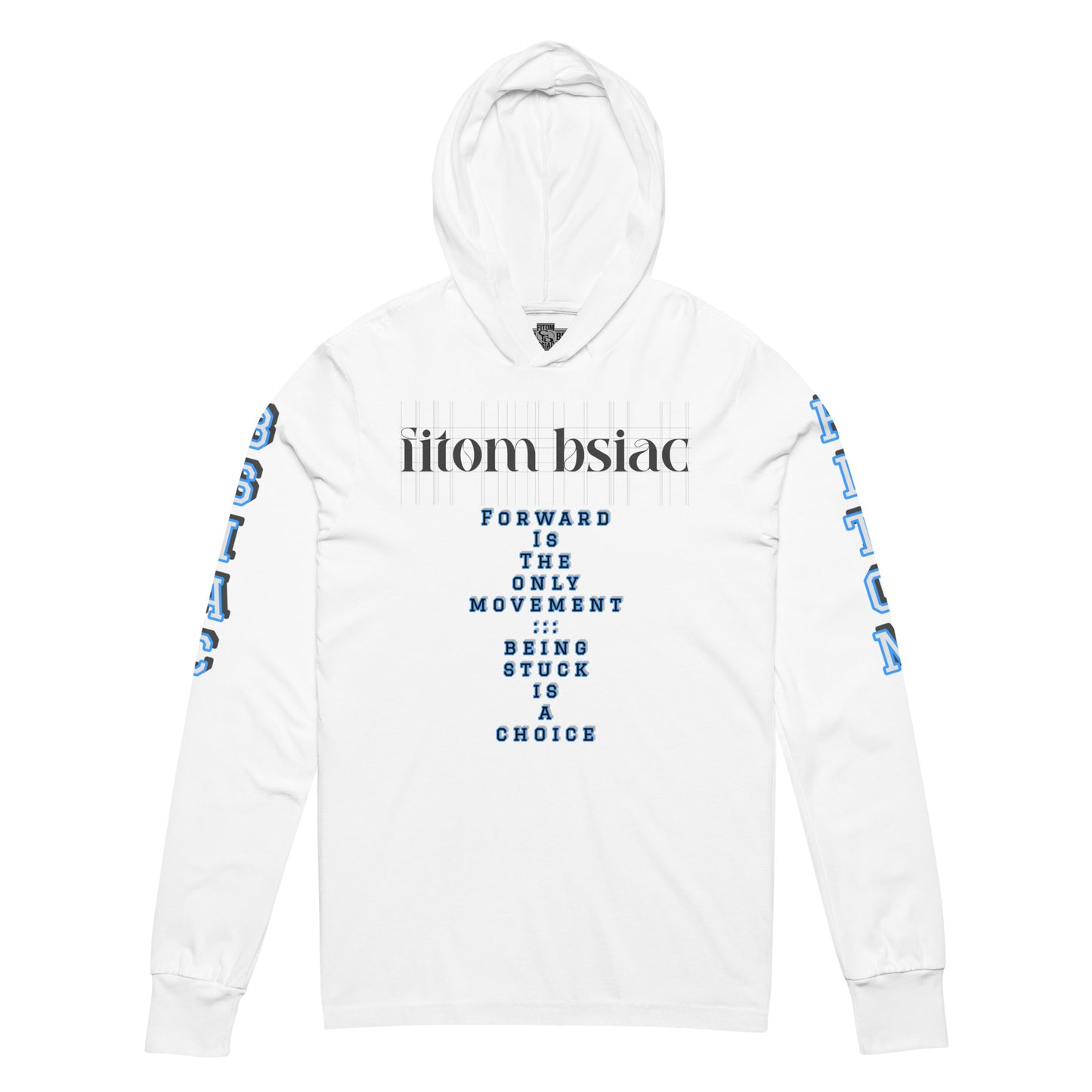 Hooded long-sleeve tee