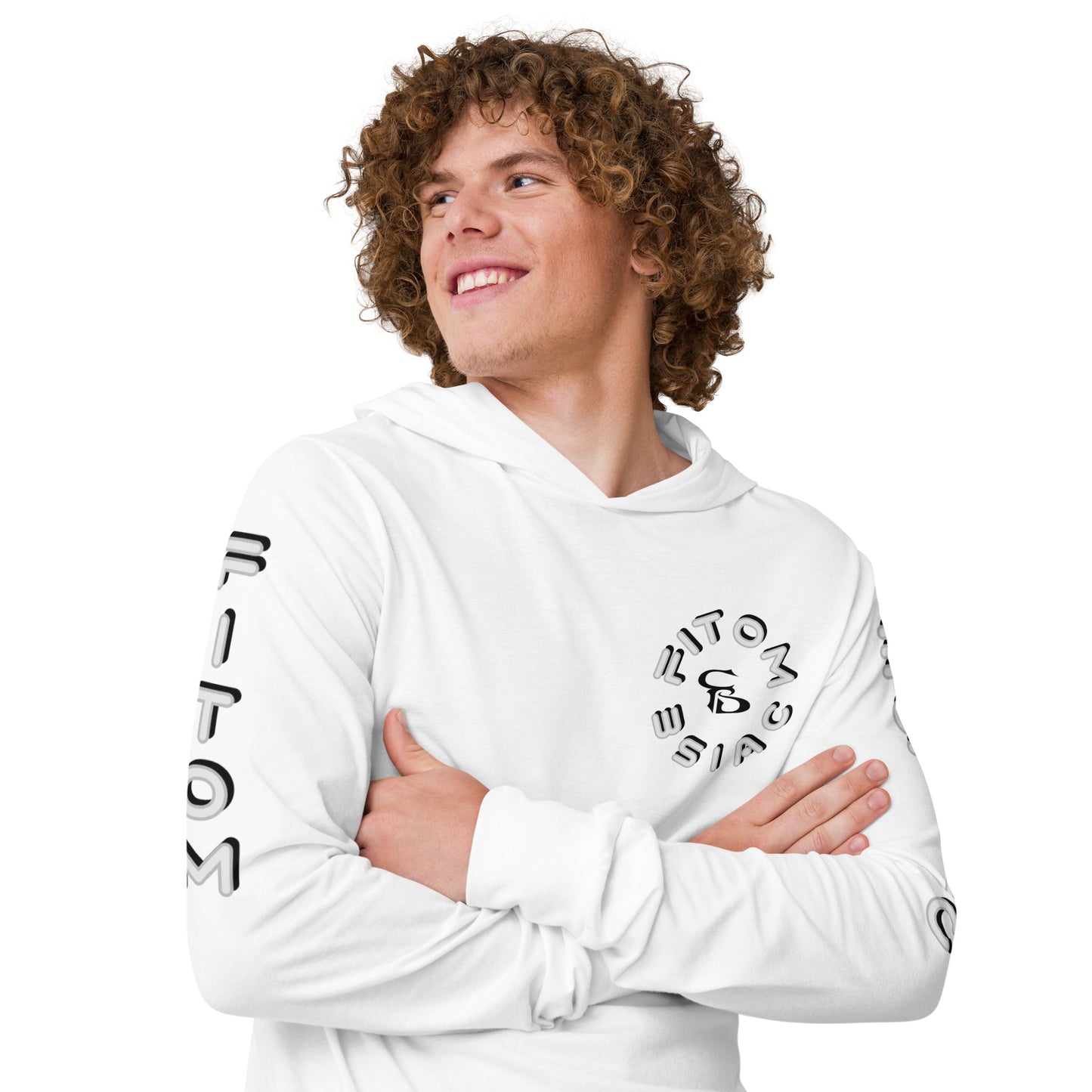 Hooded long-sleeve tee