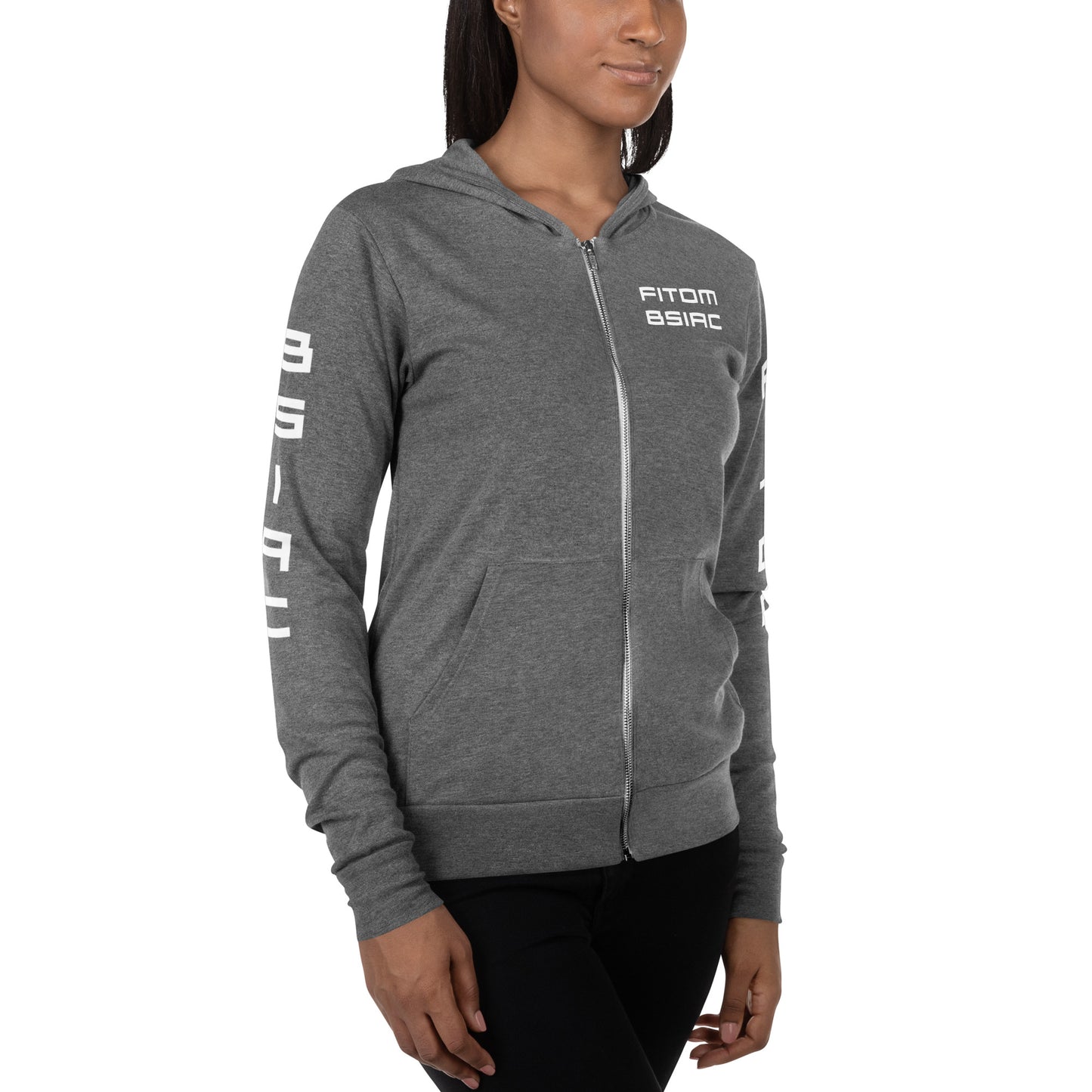 Unisex zip hoodie
