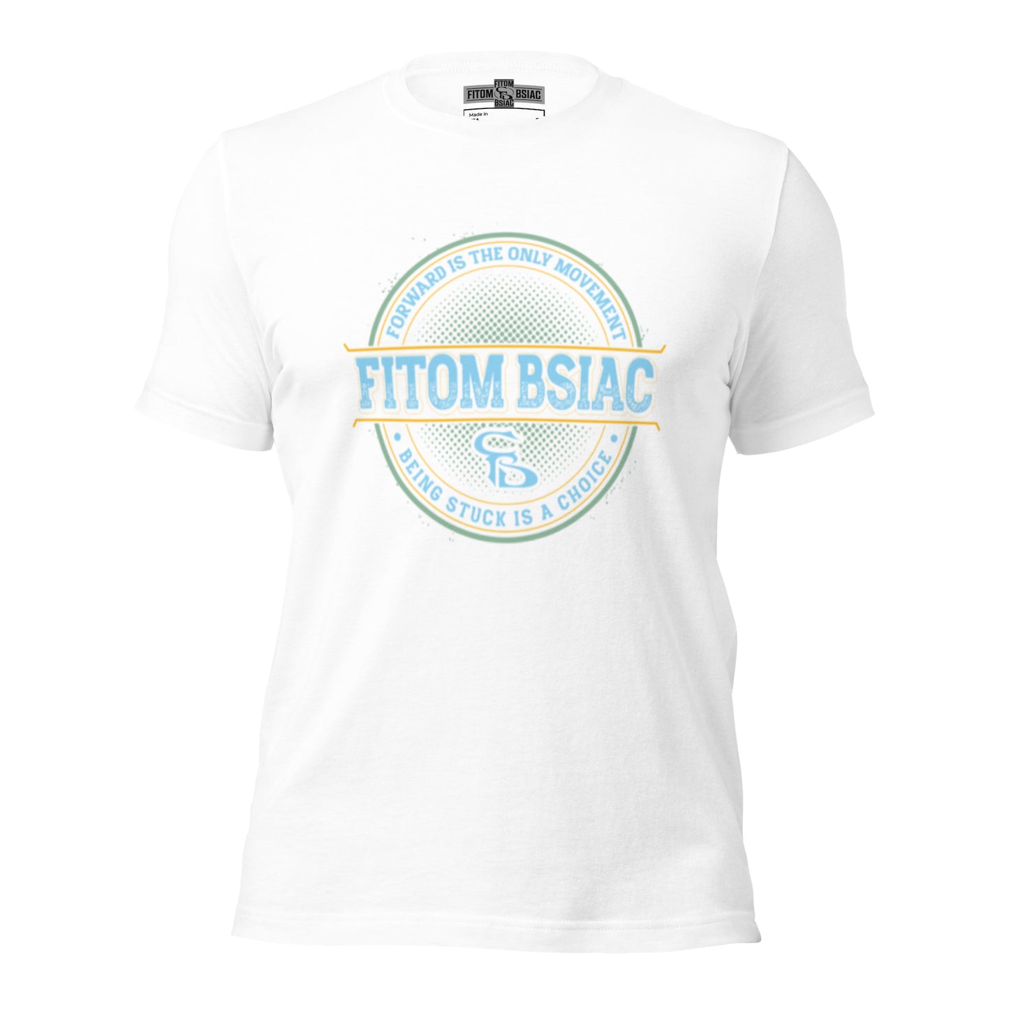 Unisex t-shirt - White Logo on Sleeve