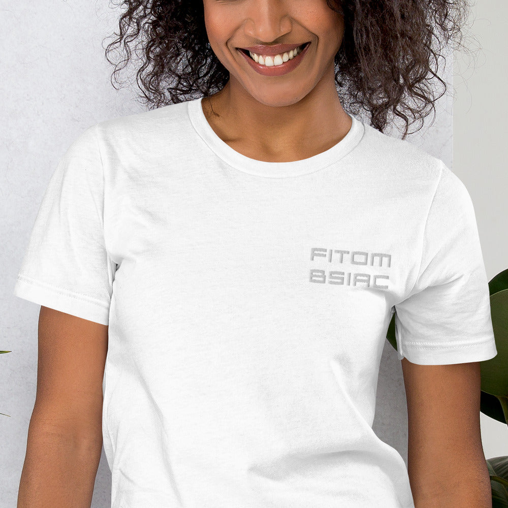 Unisex Classic Brand Name Embroidered t-shirt