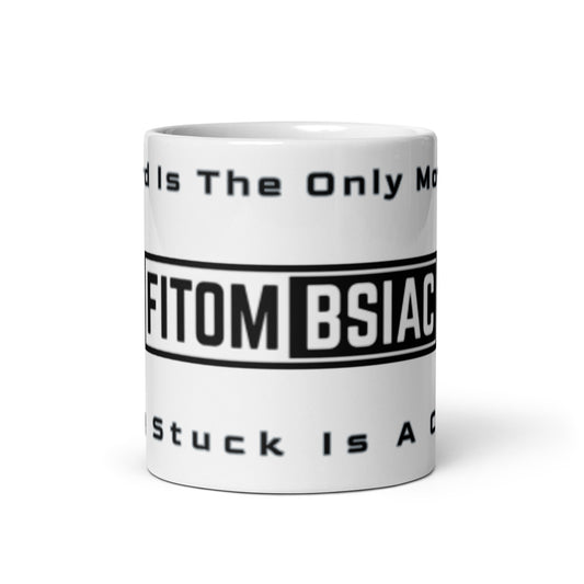 White glossy mug 11oz