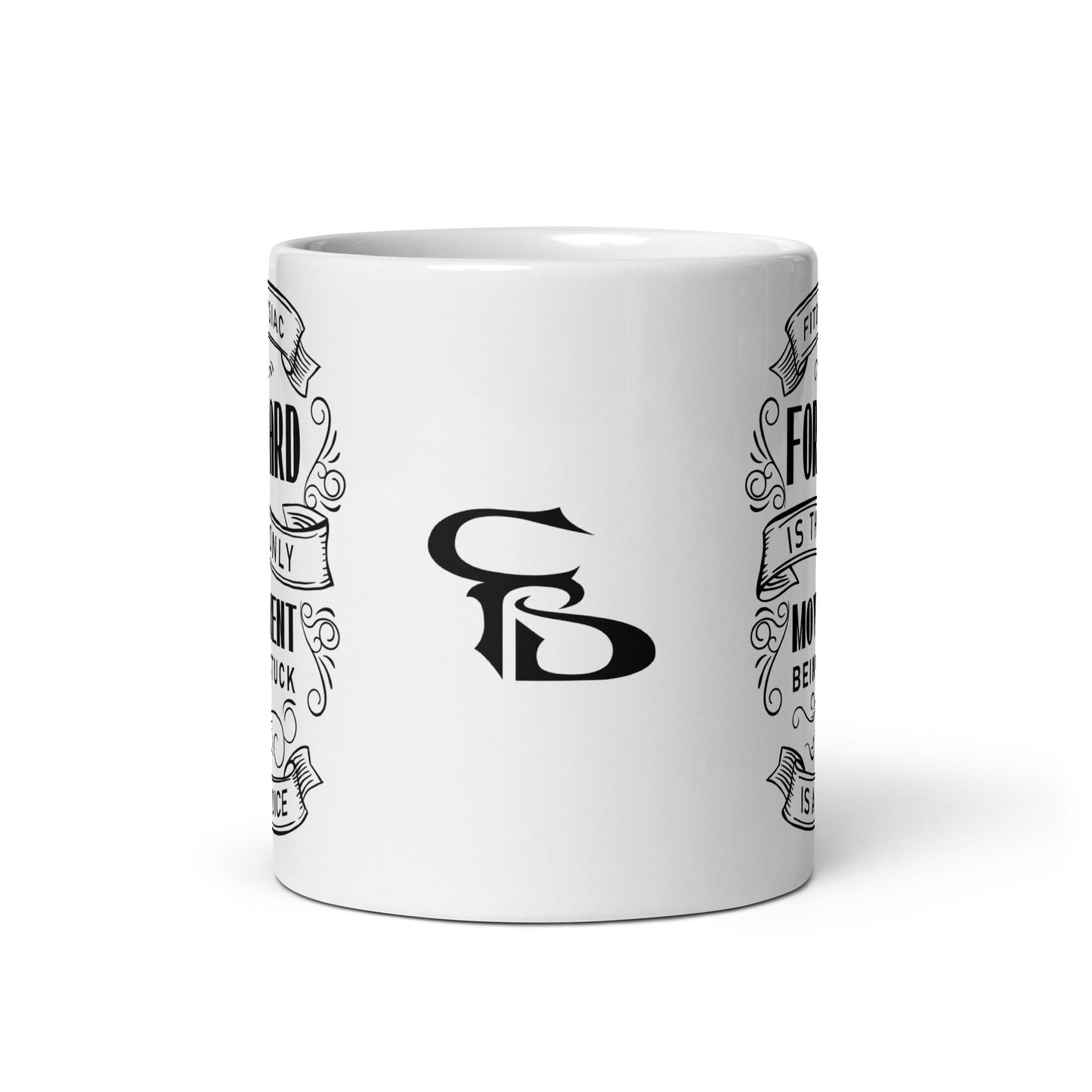 White glossy mug 11oz