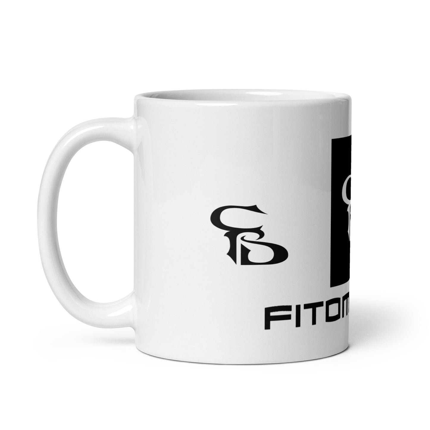 White glossy mug 11oz