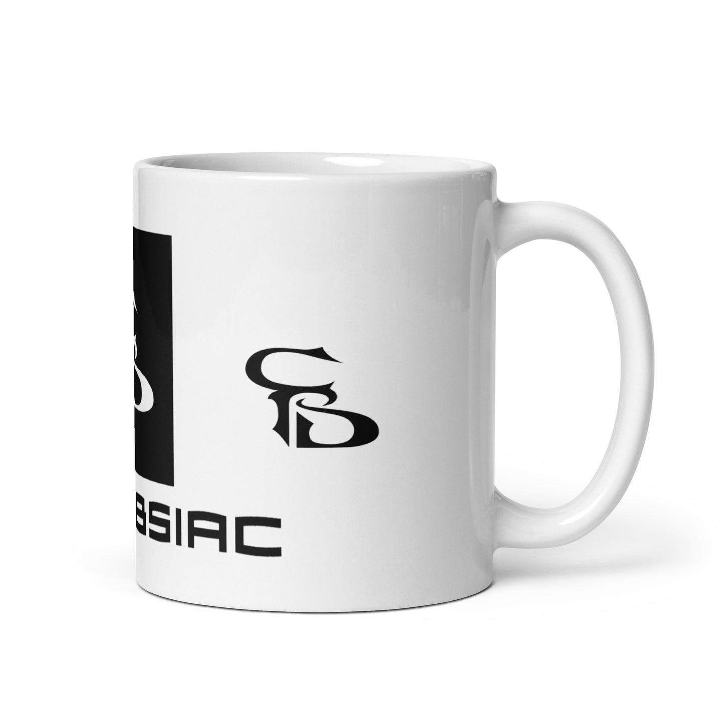 White glossy mug 11oz