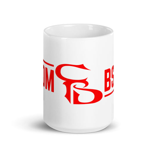 White glossy mug 15oz
