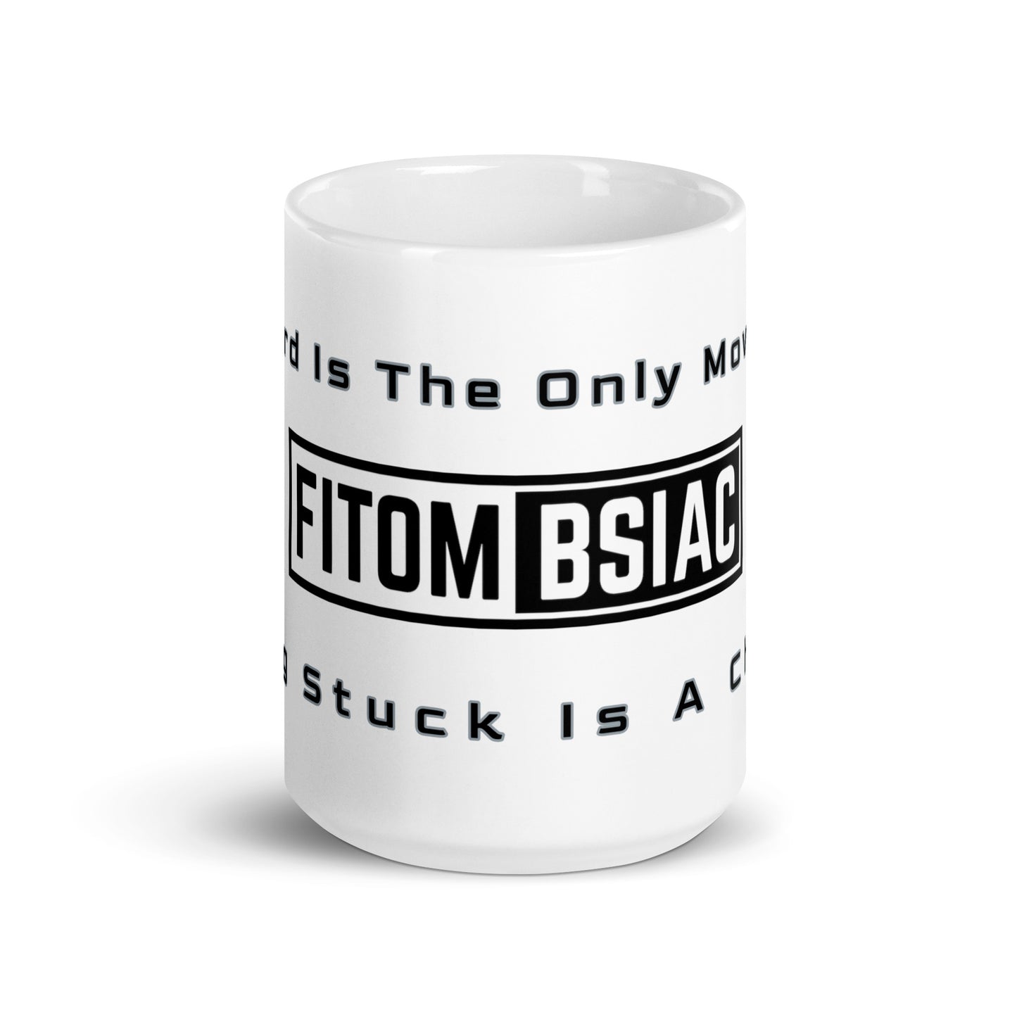 White glossy mug 15oz