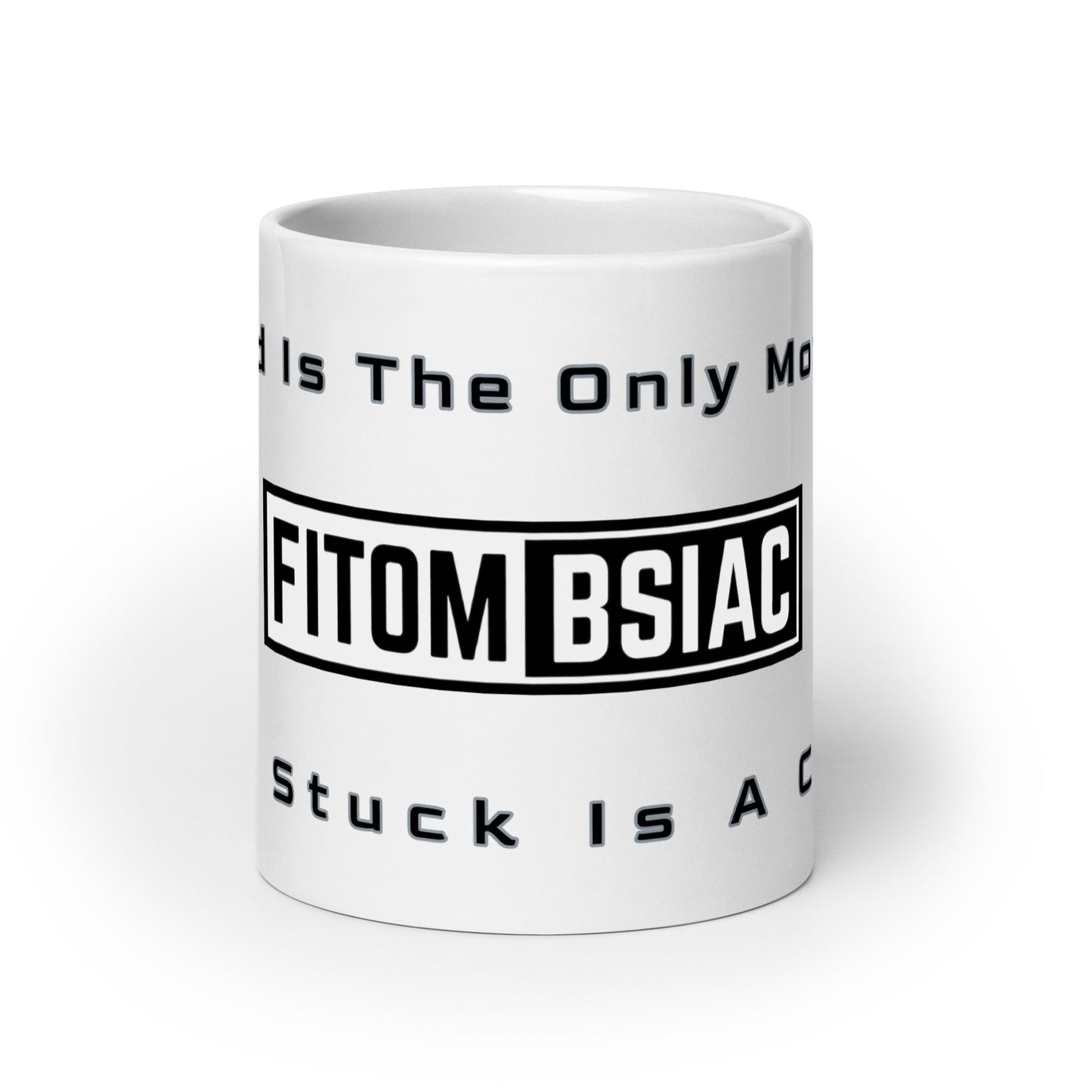 White glossy mug 20oz