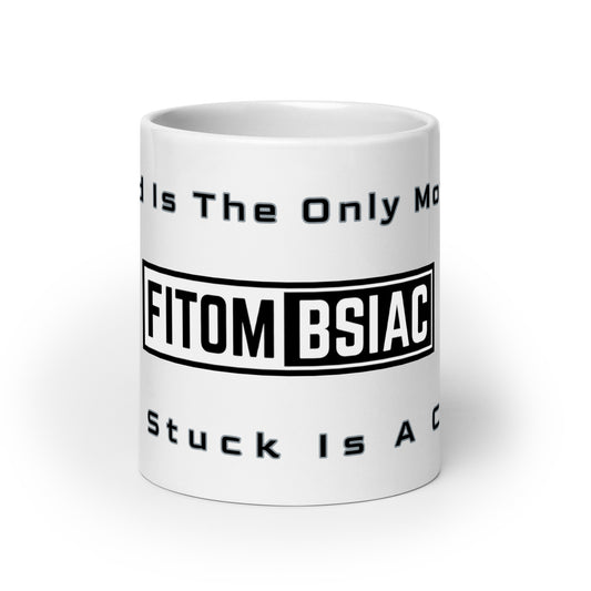 White glossy mug 20oz