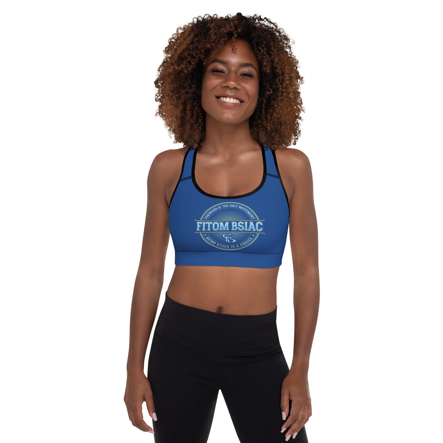 Padded Sports Bra (Royal Blue)