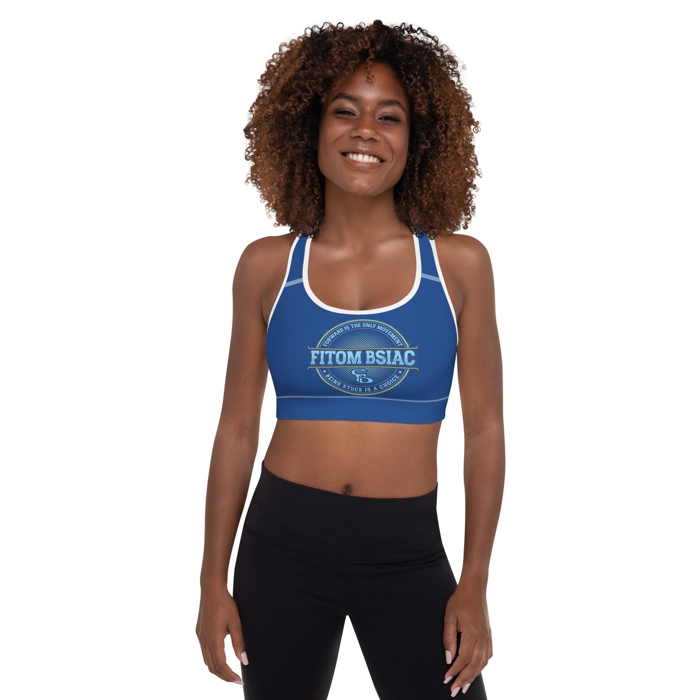 Padded Sports Bra (Royal Blue)