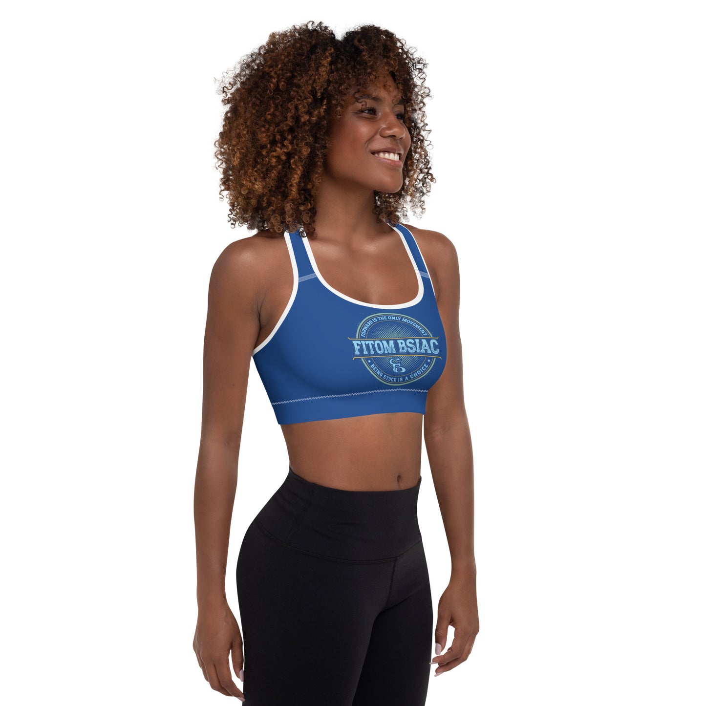 Padded Sports Bra (Royal Blue)