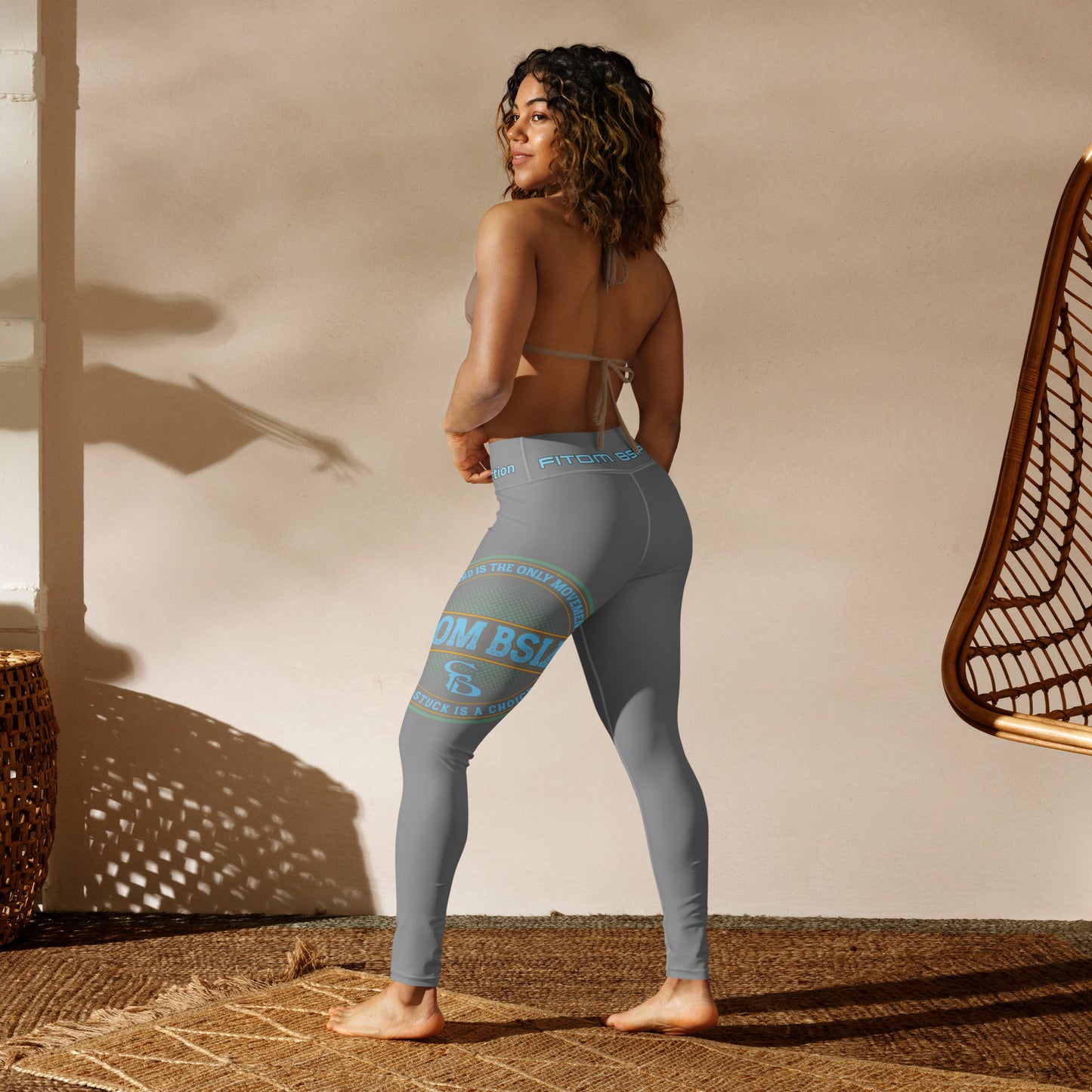 Yoga Leggings (Silver Blaze)