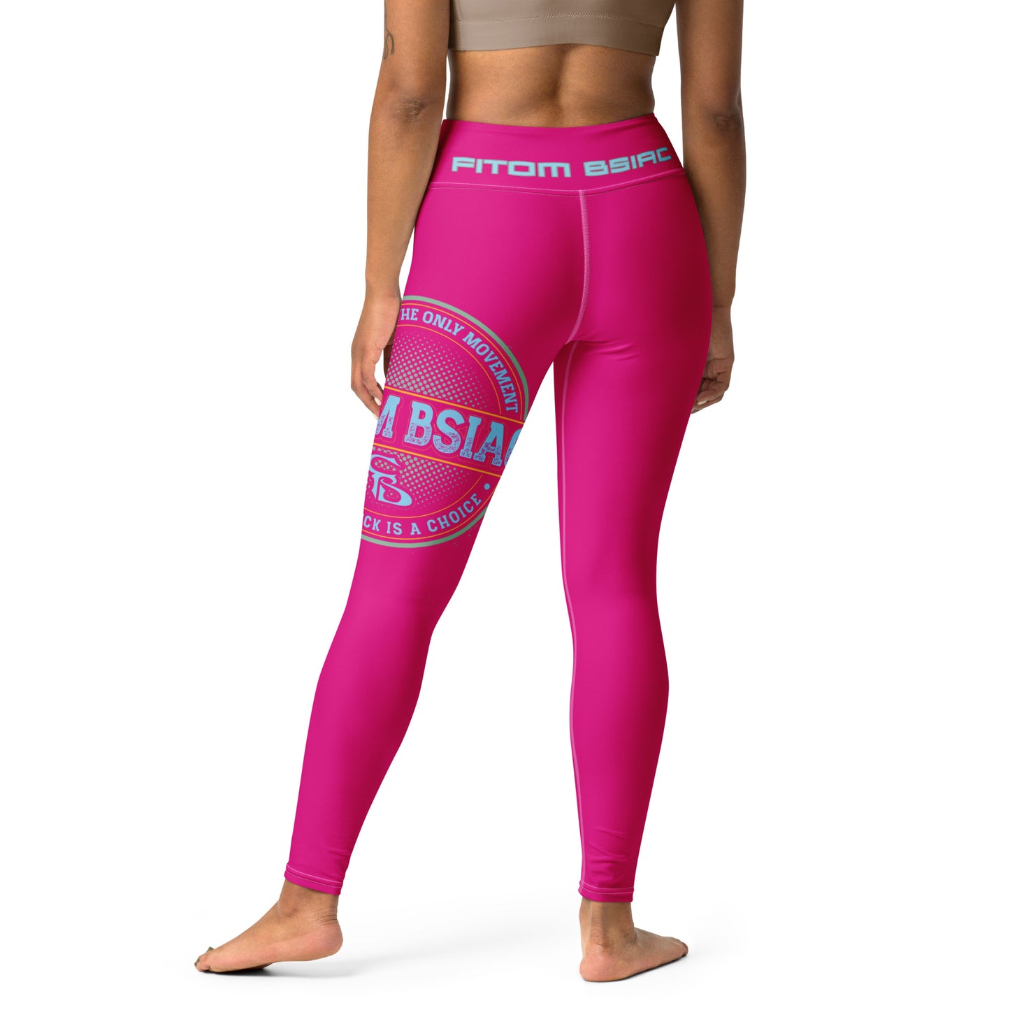 Yoga Leggings (Medium Violet Red)