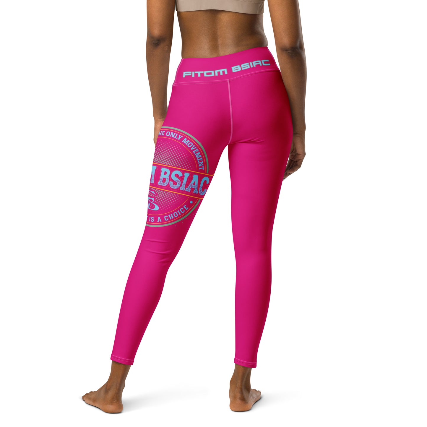 Yoga Leggings (Medium Violet Red)