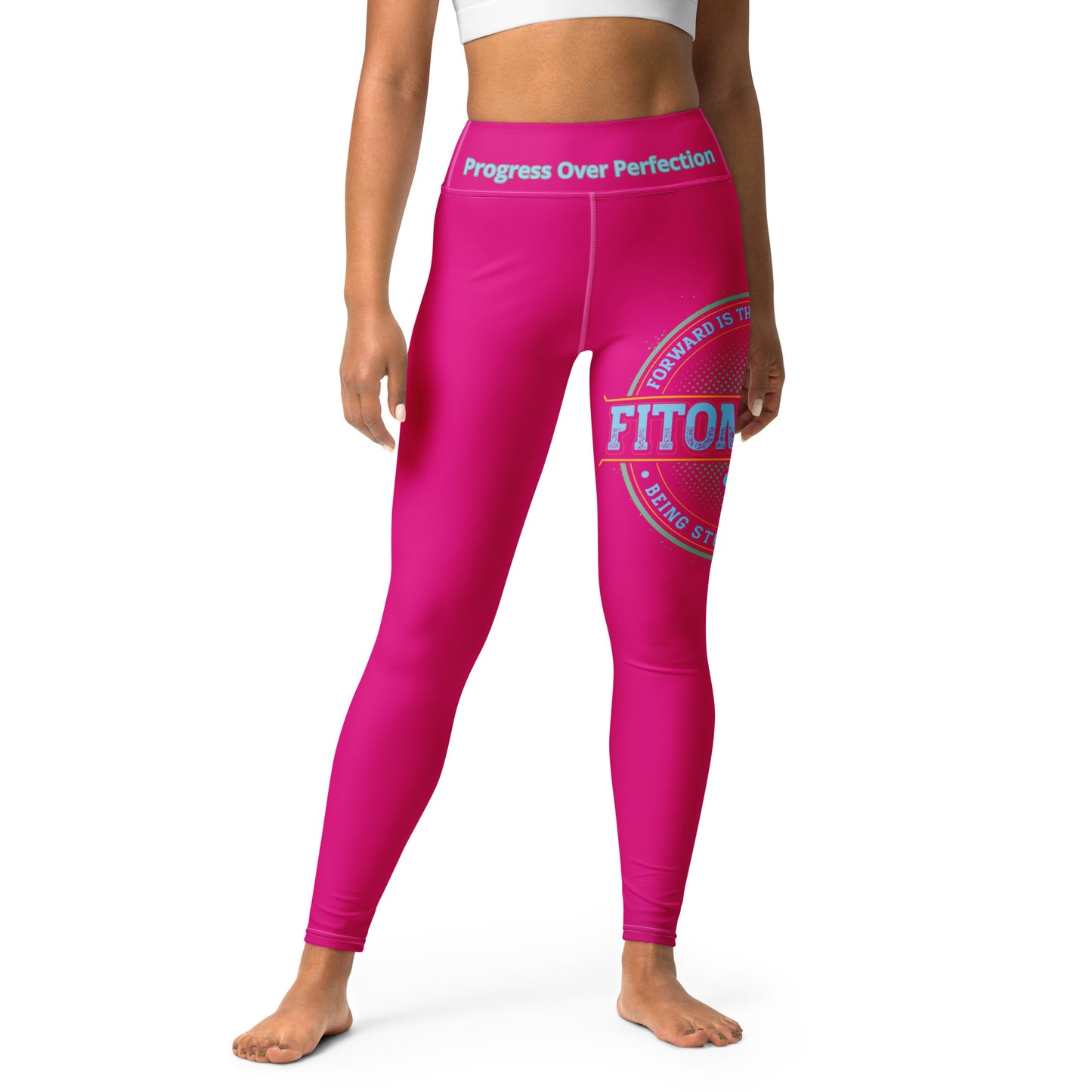 Yoga Leggings (Medium Violet Red)