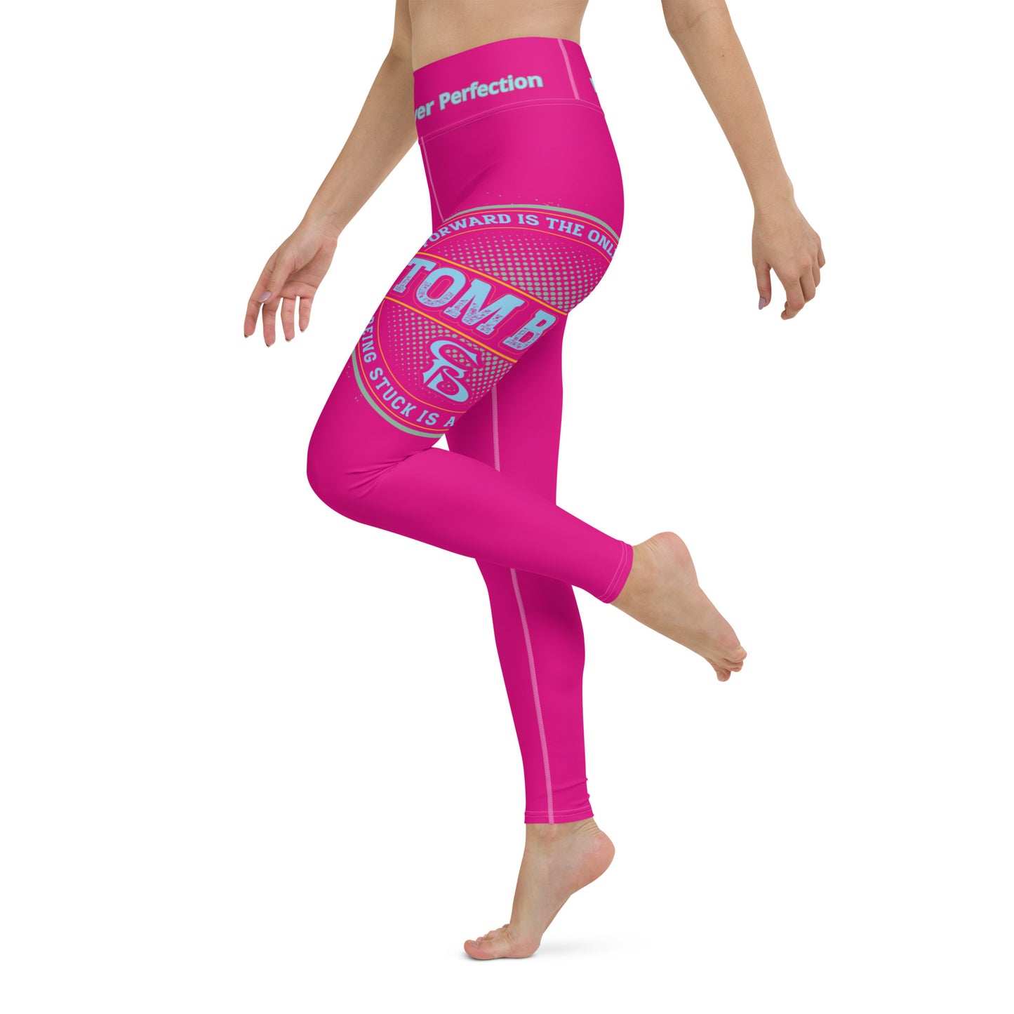 Yoga Leggings (Medium Violet Red)