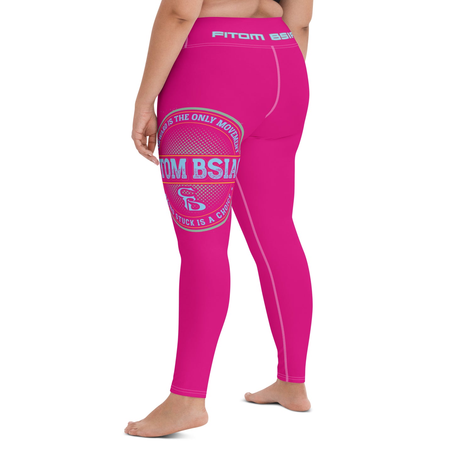 Yoga Leggings (Medium Violet Red)