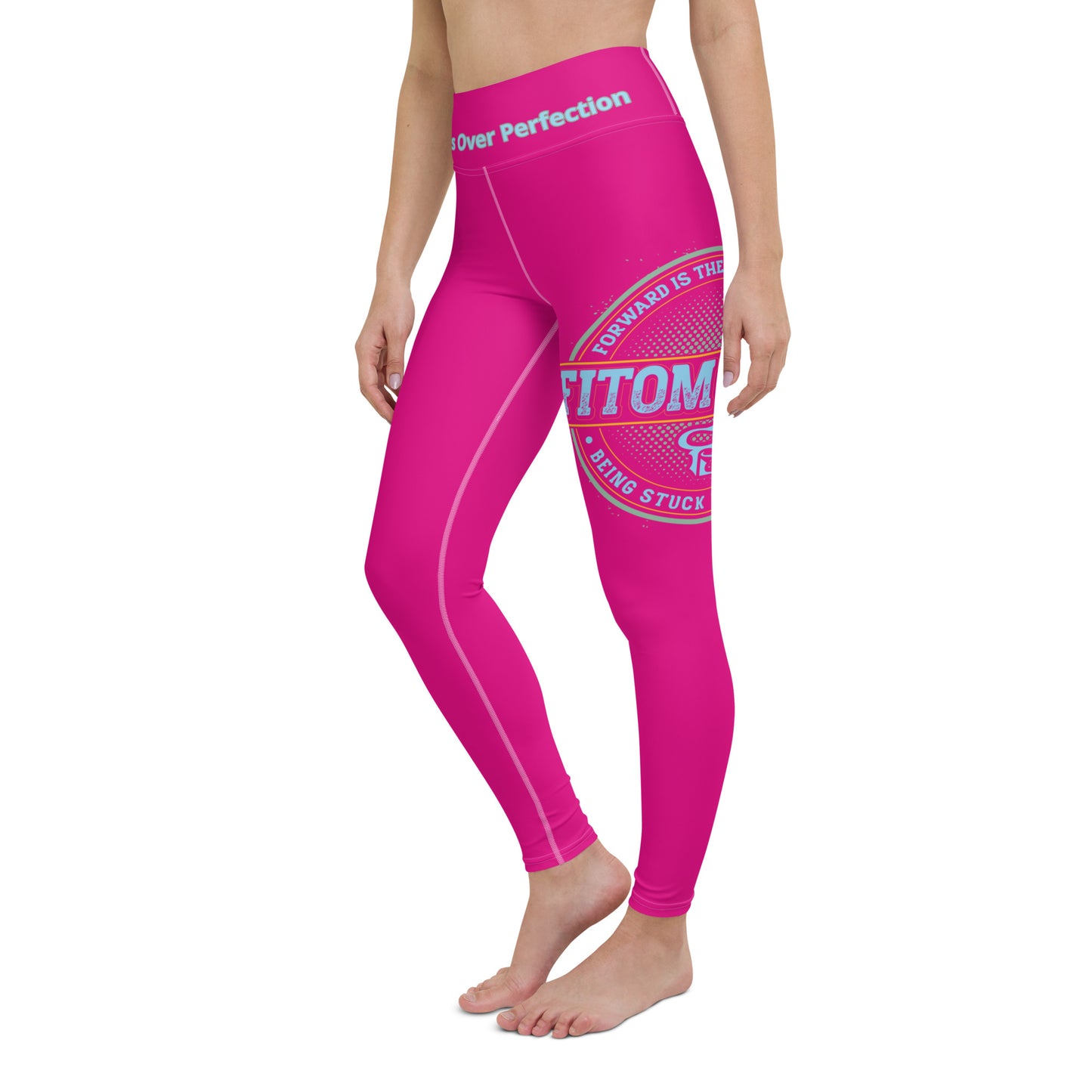 Yoga Leggings (Medium Violet Red)