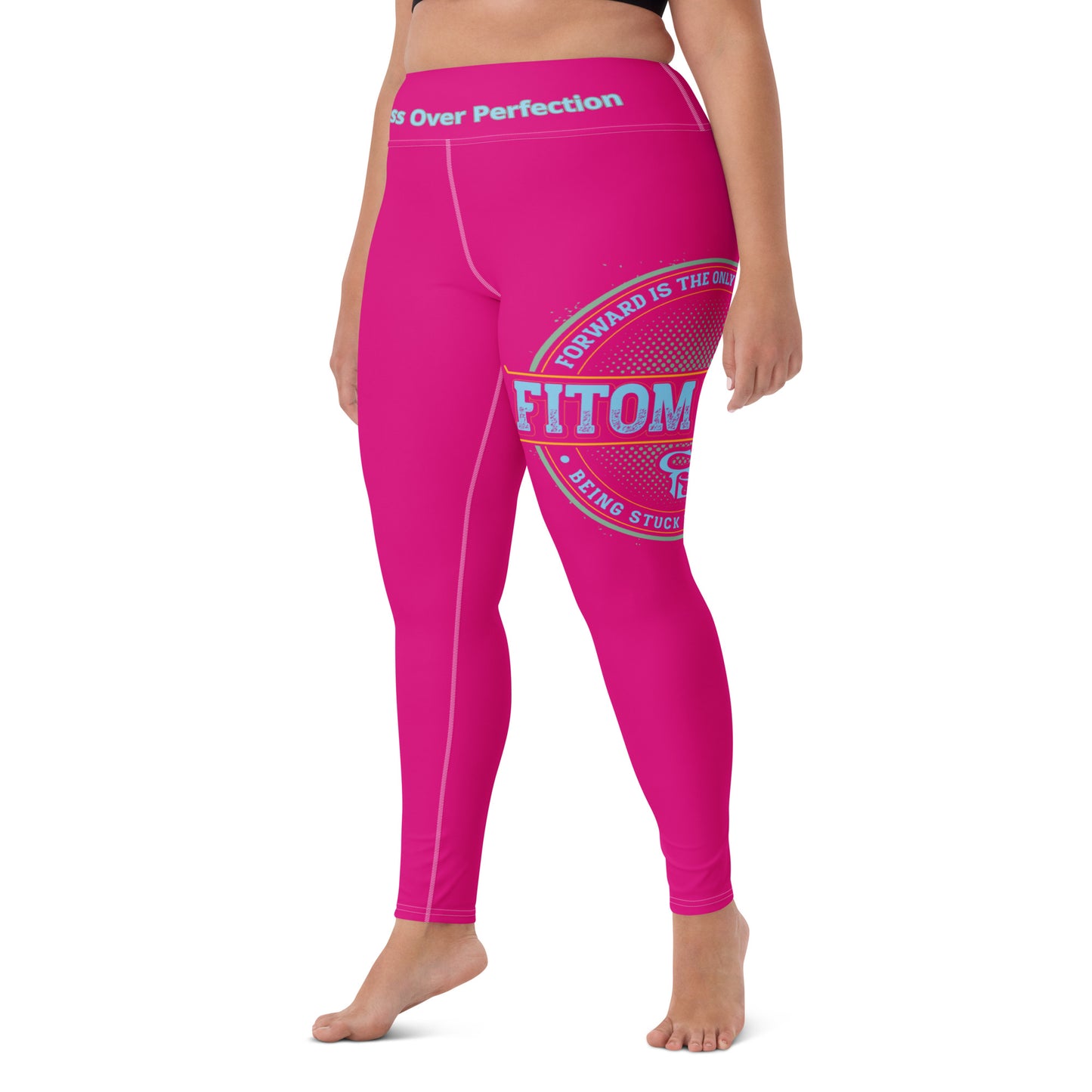 Yoga Leggings (Medium Violet Red)