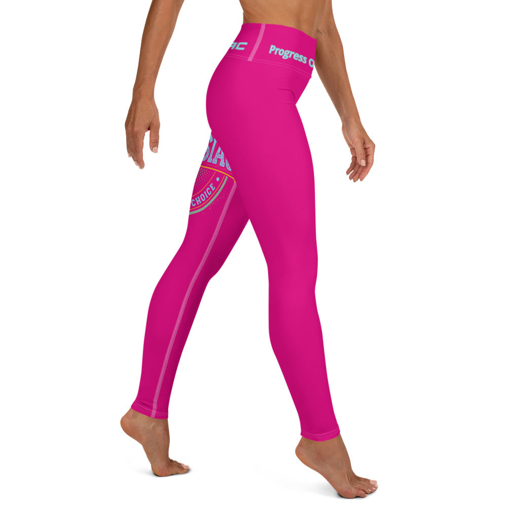 Yoga Leggings (Medium Violet Red)