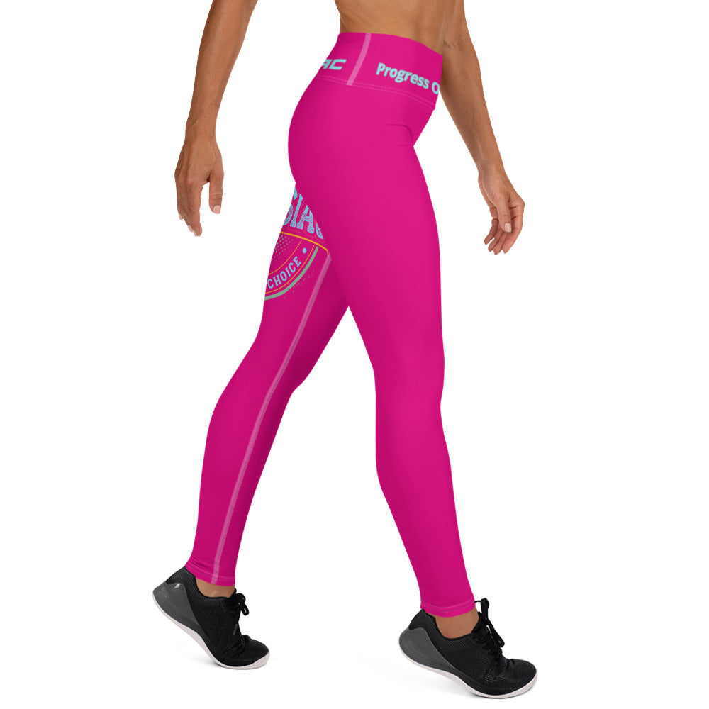 Yoga Leggings (Medium Violet Red)