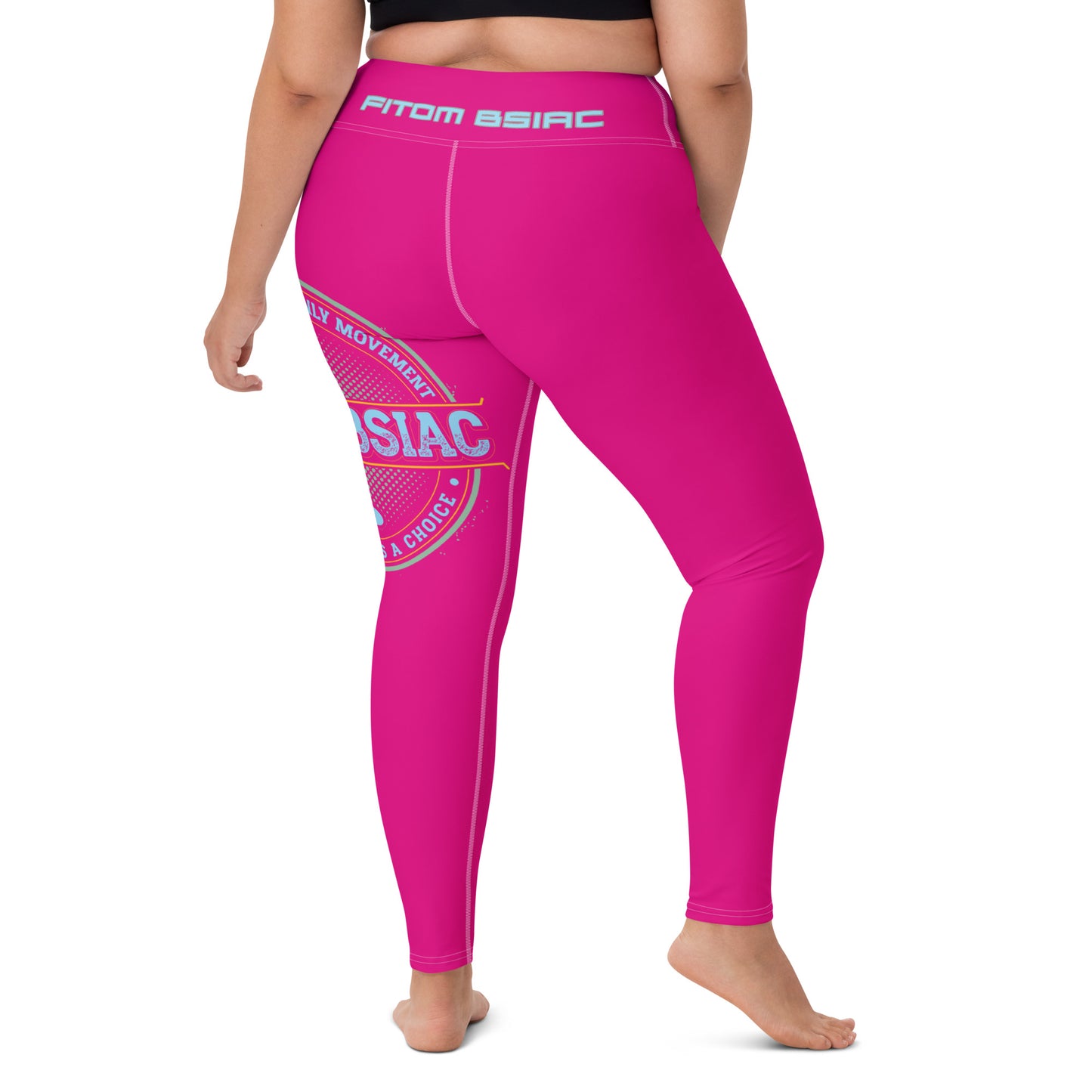 Yoga Leggings (Medium Violet Red)