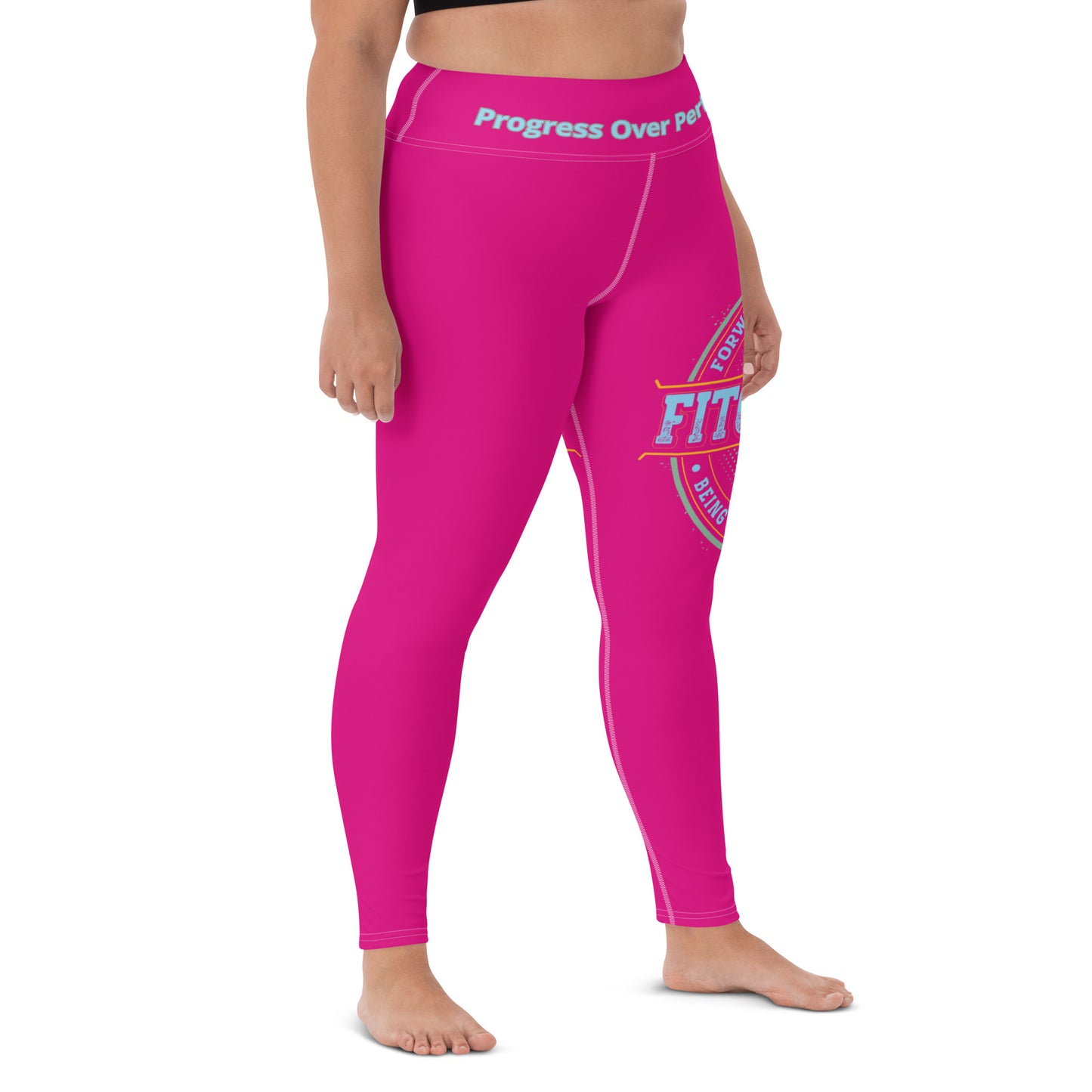 Yoga Leggings (Medium Violet Red)