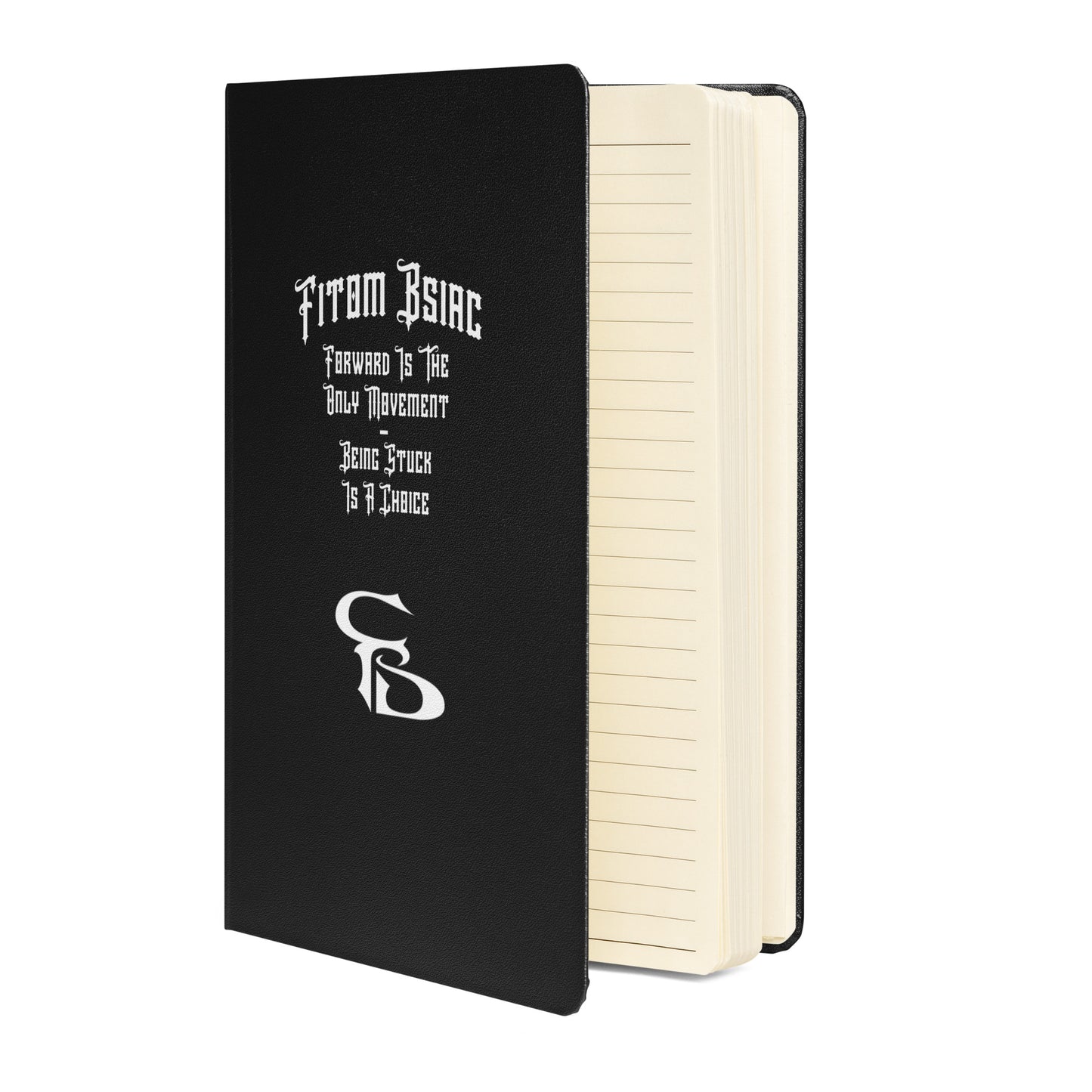 Hardcover bound notebook