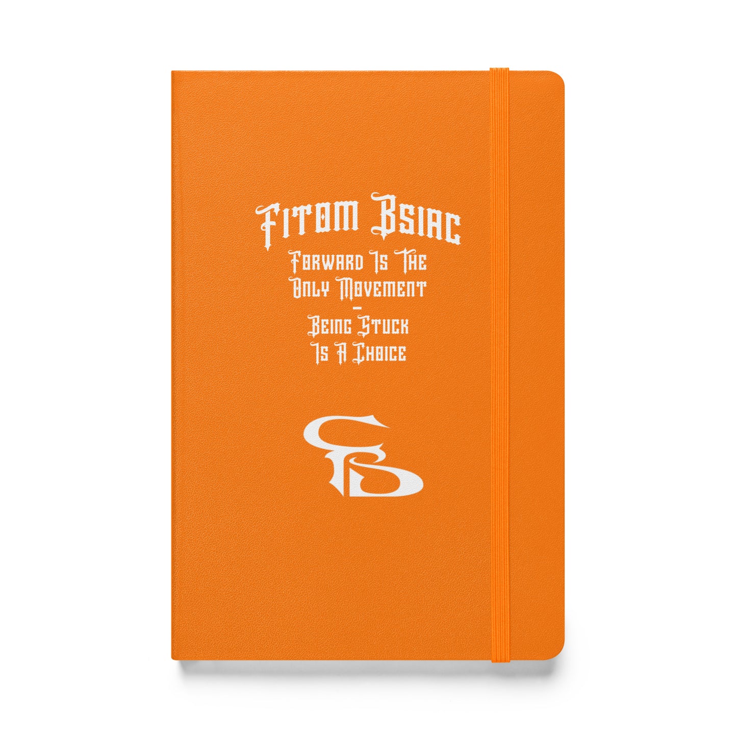 Hardcover bound notebook