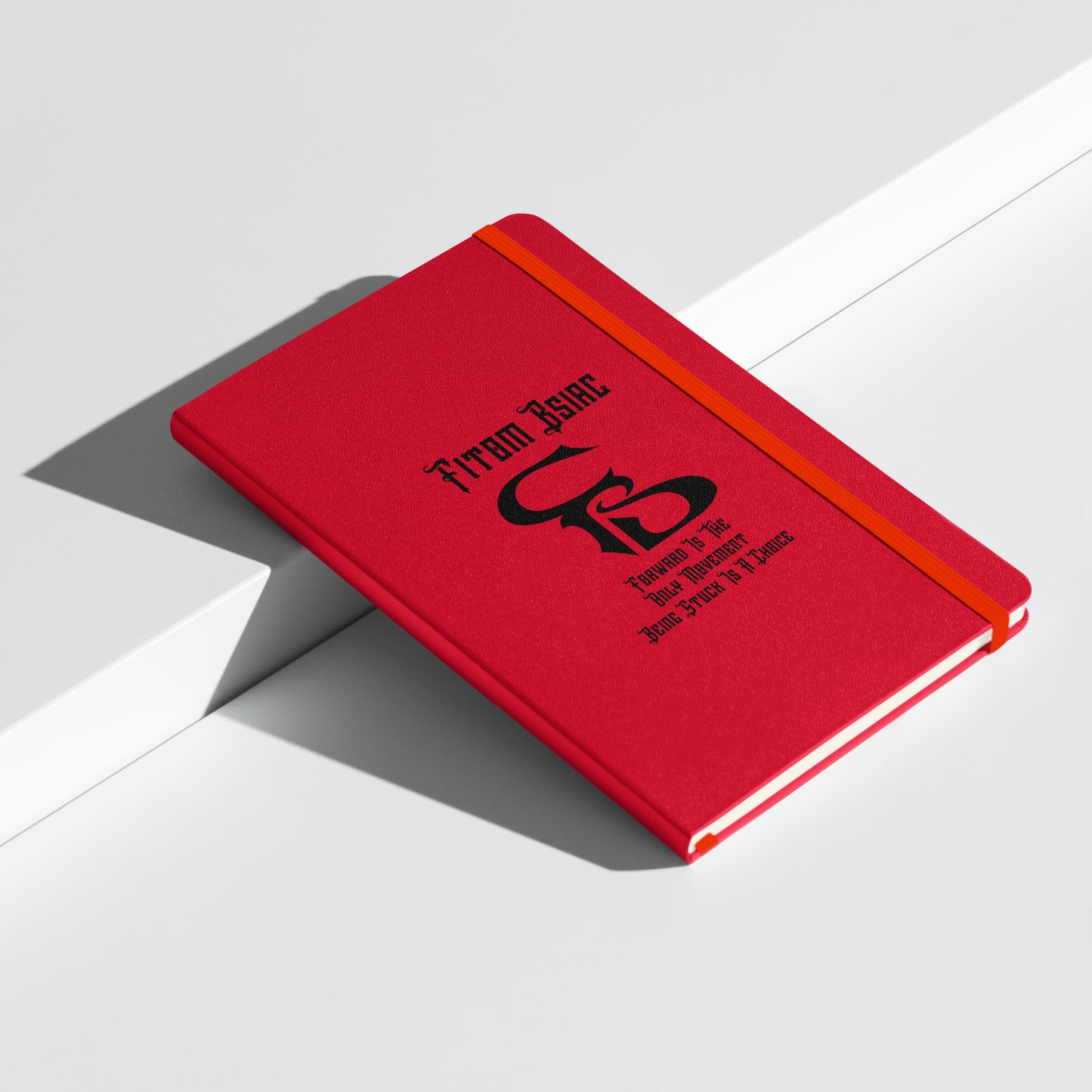 Hardcover bound notebook